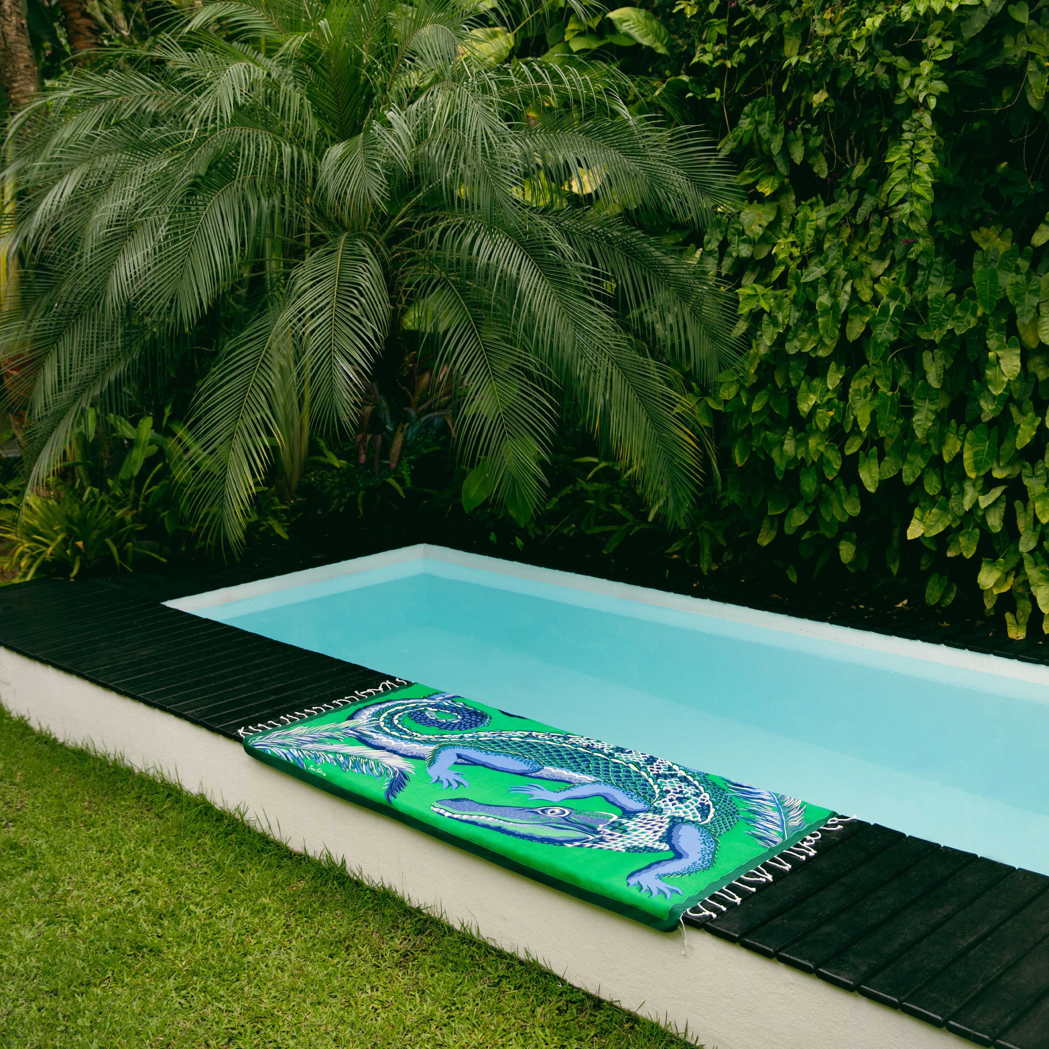 Fouta 100 - Croco - Vert