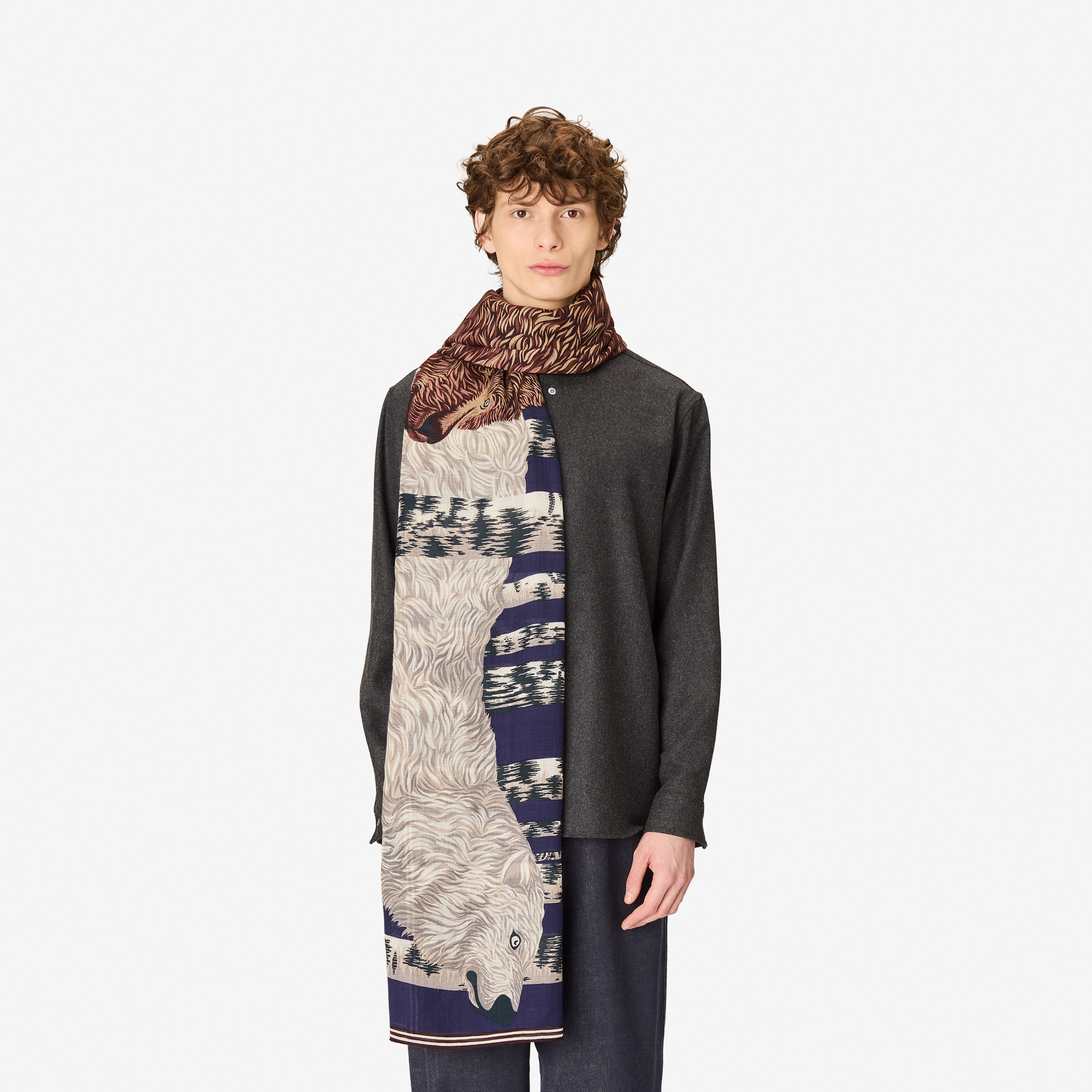 Scarf 100 - Ours - Navy