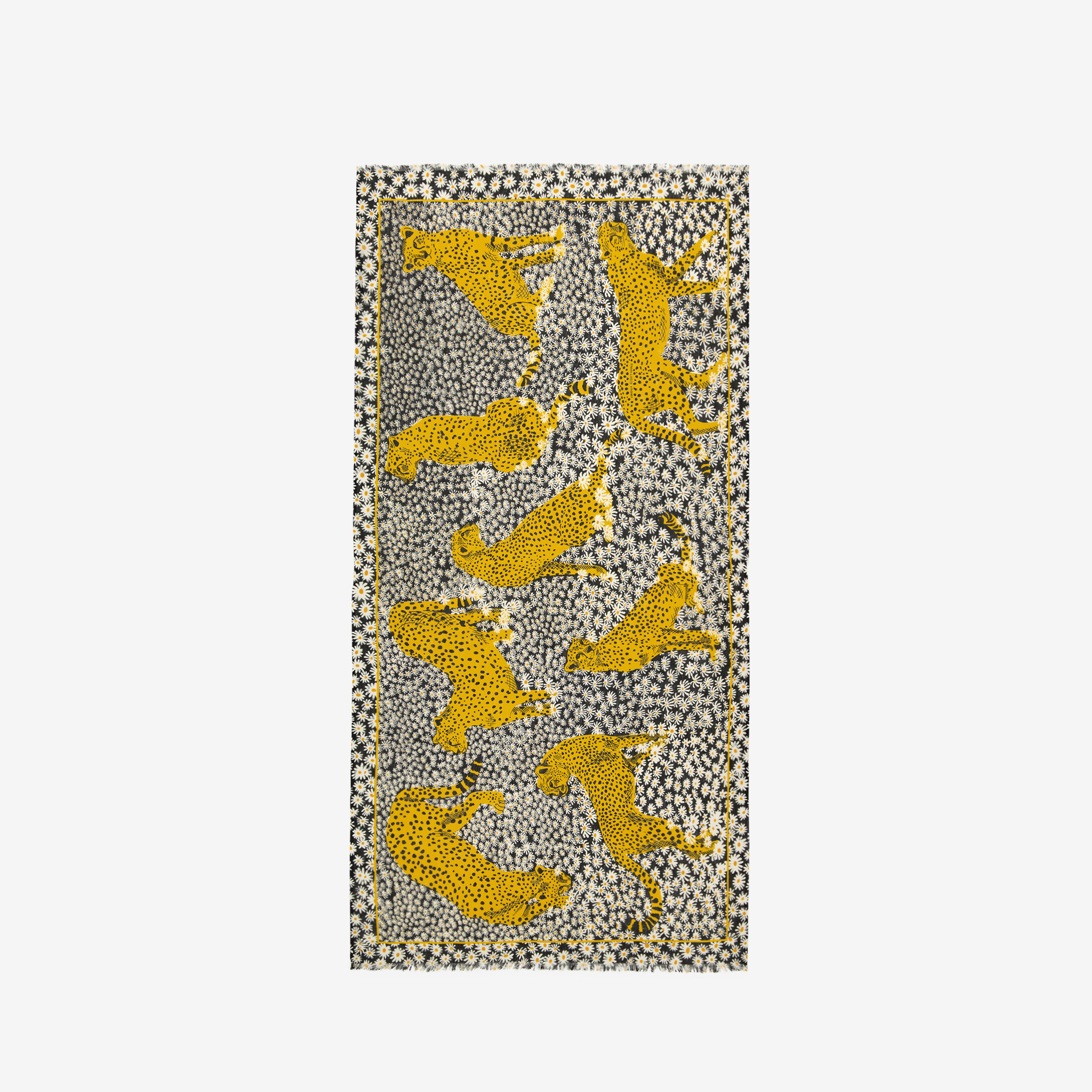 Scarf 100 - Pampa Daisy - Black