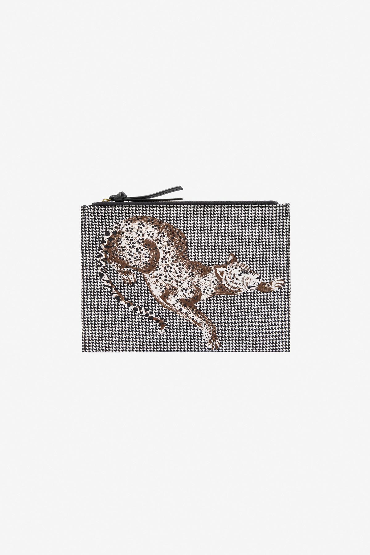 Pouch - Jorgen Houndstooth - Black