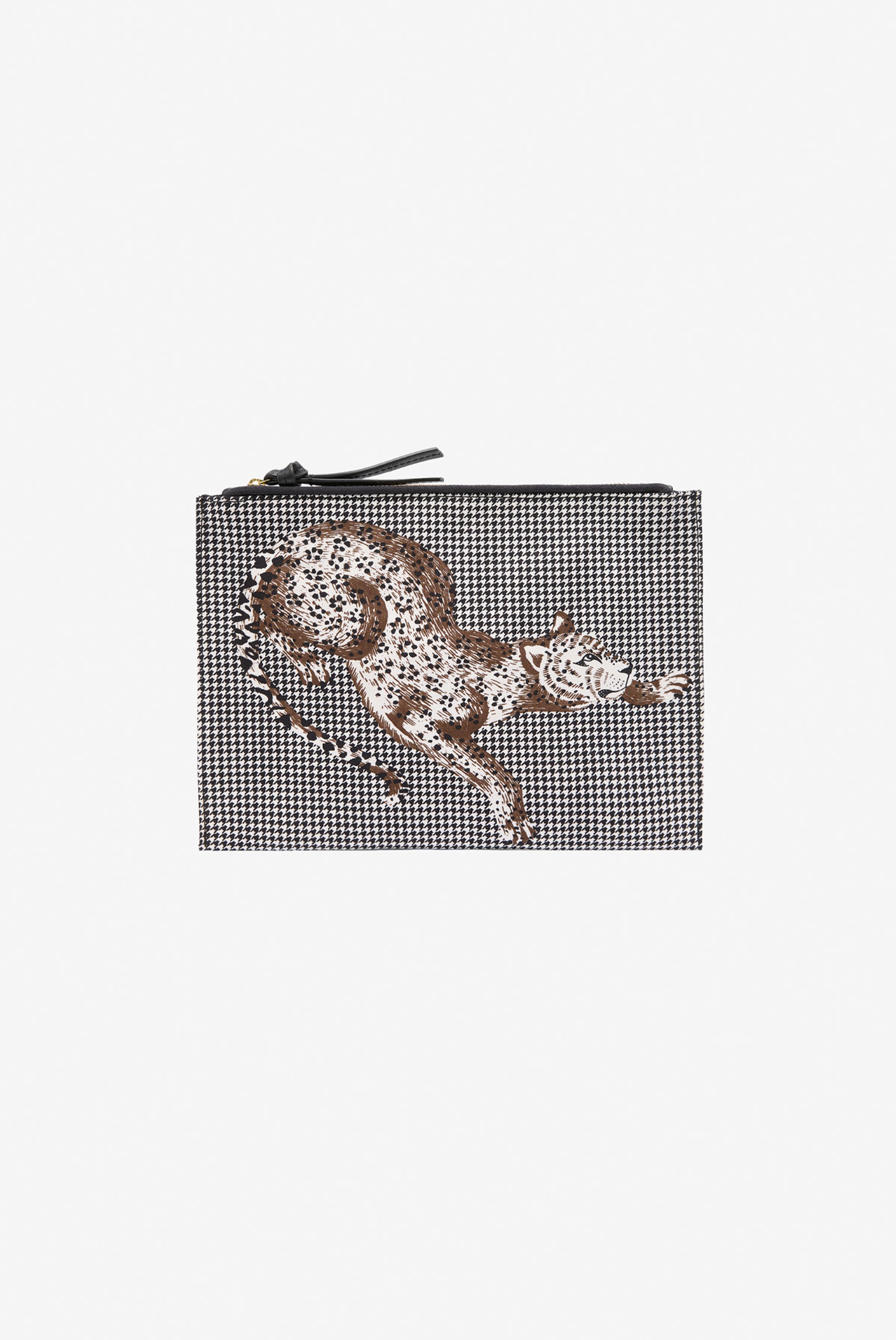 Pouch - Jorgen Houndstooth - Black