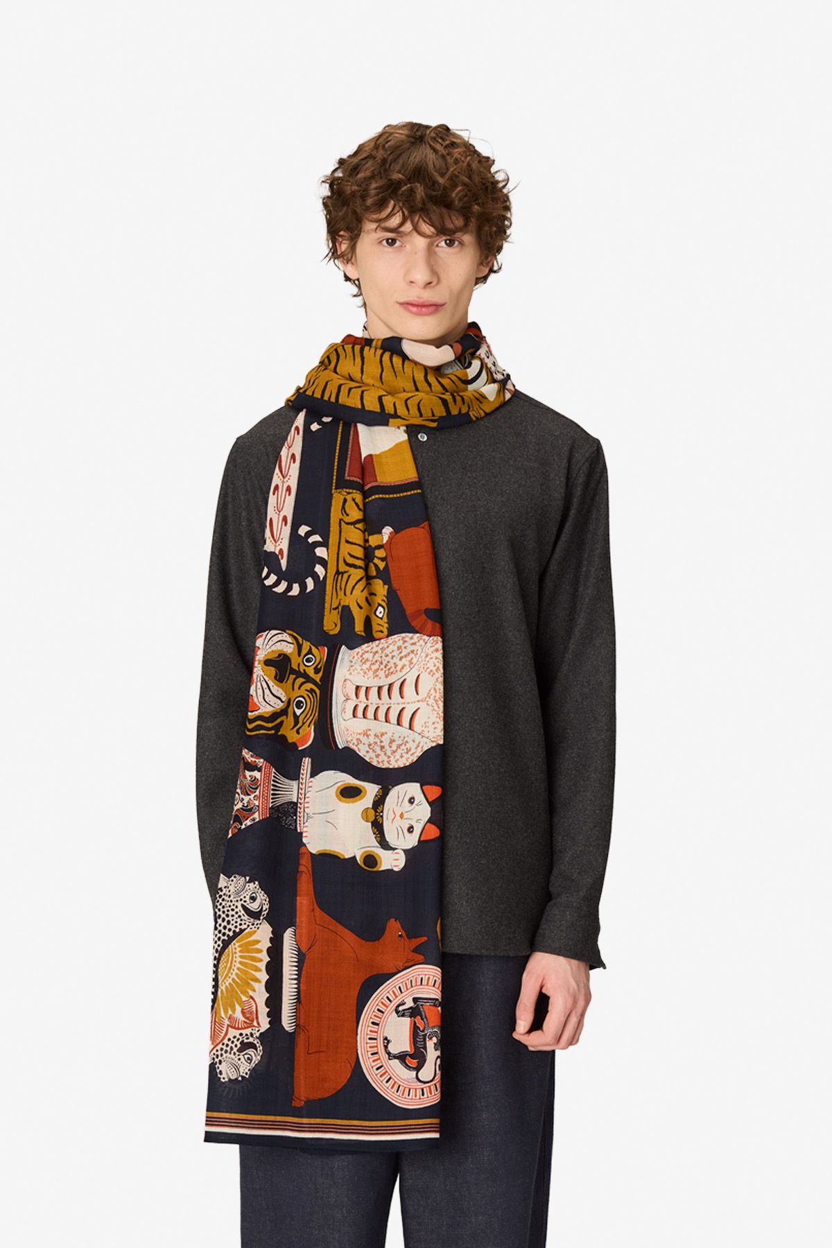 Scarf 70 - Collectionneur - Duck Blue