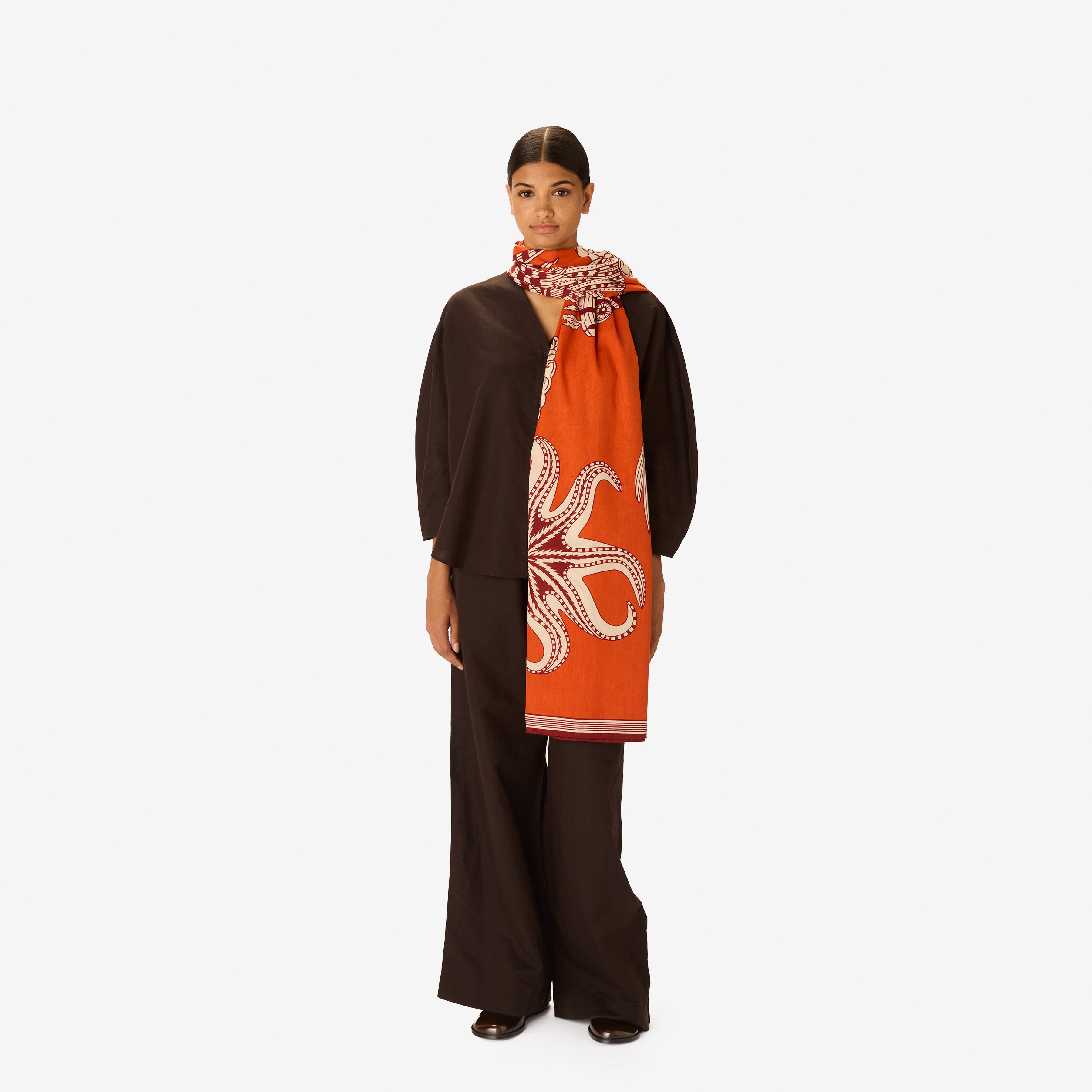 Scarf 100 - Vague - Orange