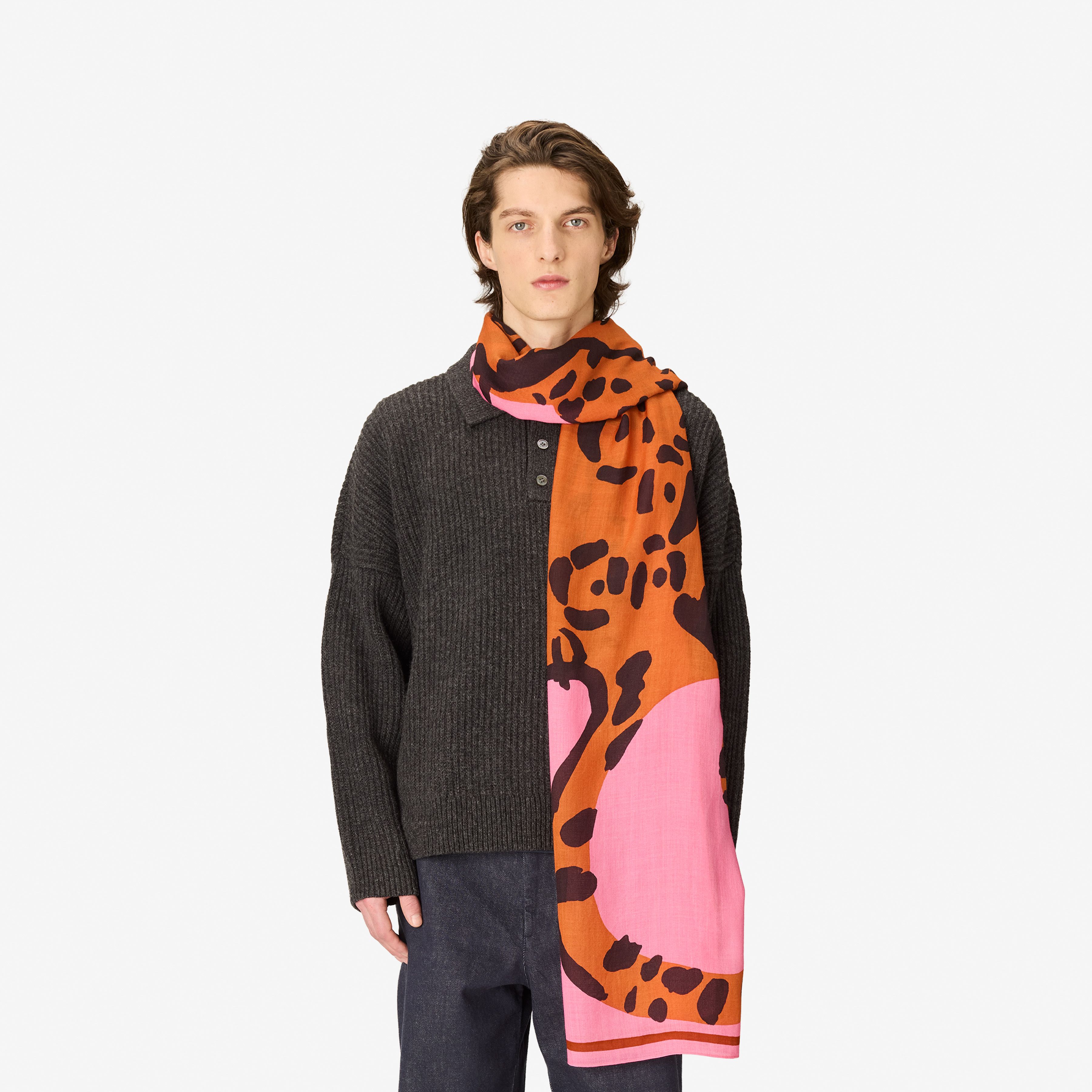 Scarf 70 - Felino - Pink