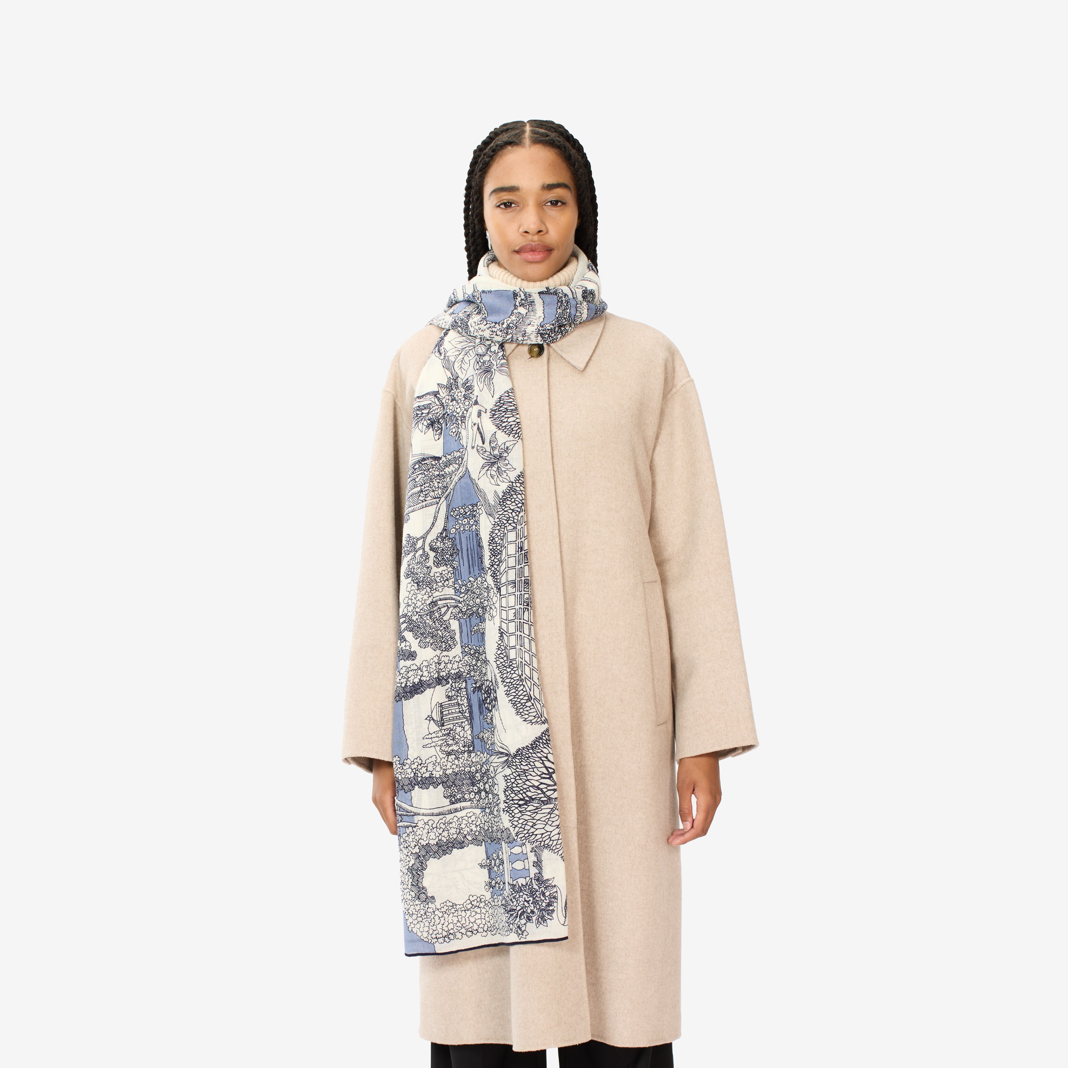 Bufanda 100 - Quatre Saisons - Azul