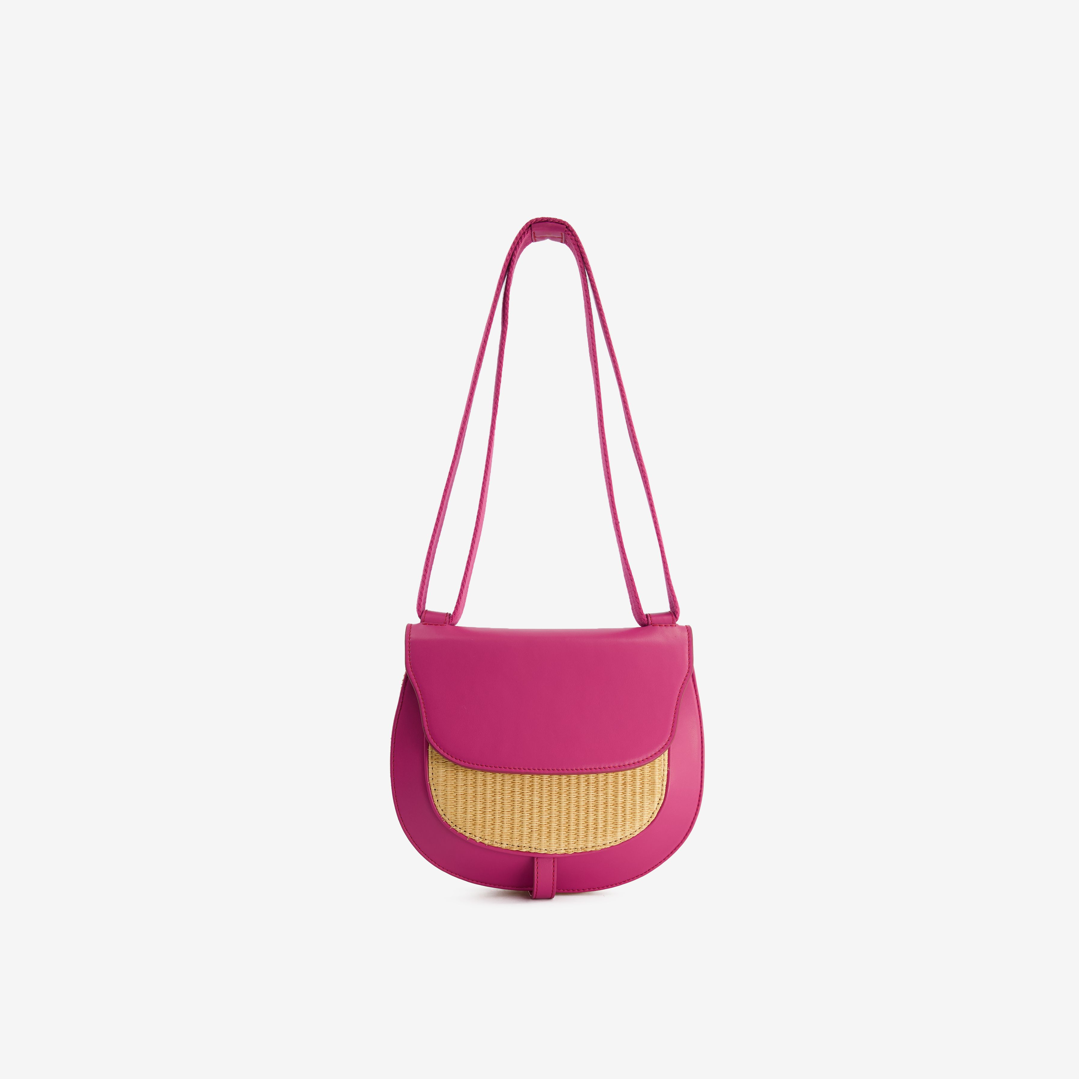 Large Besace Bag - Moisson - Fuchsia