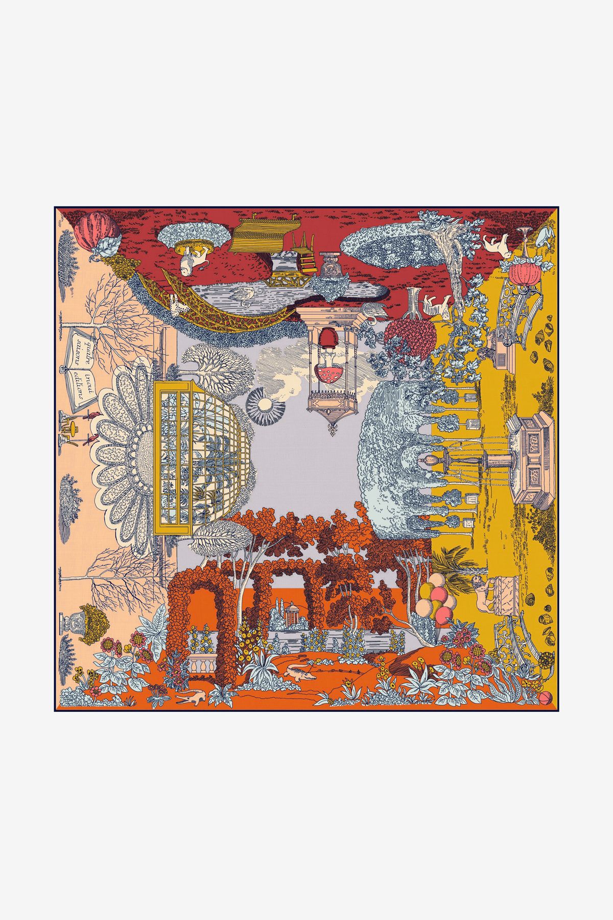 Pañuelo 100 - Quatre Saisons - Otoño