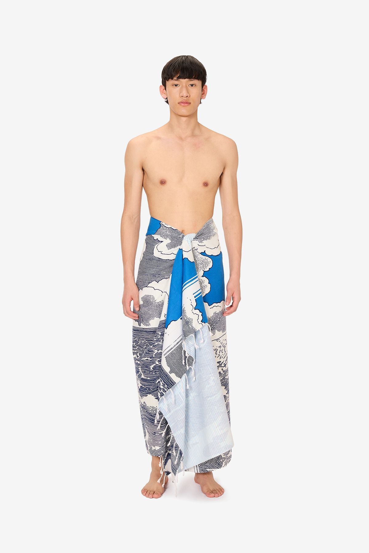 Fouta 100 - Oceanique - Bleu Marine