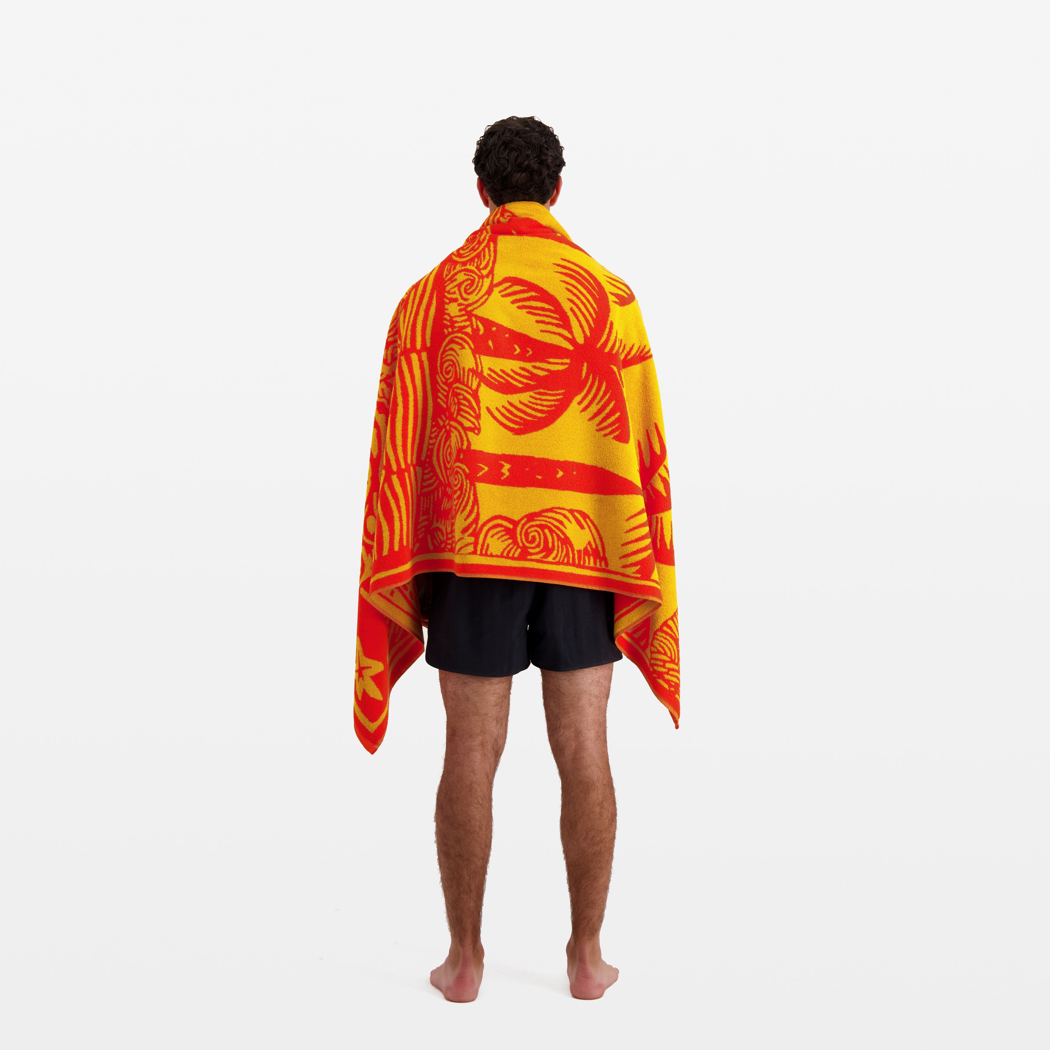 Beach Towel - Poulpe - Orange