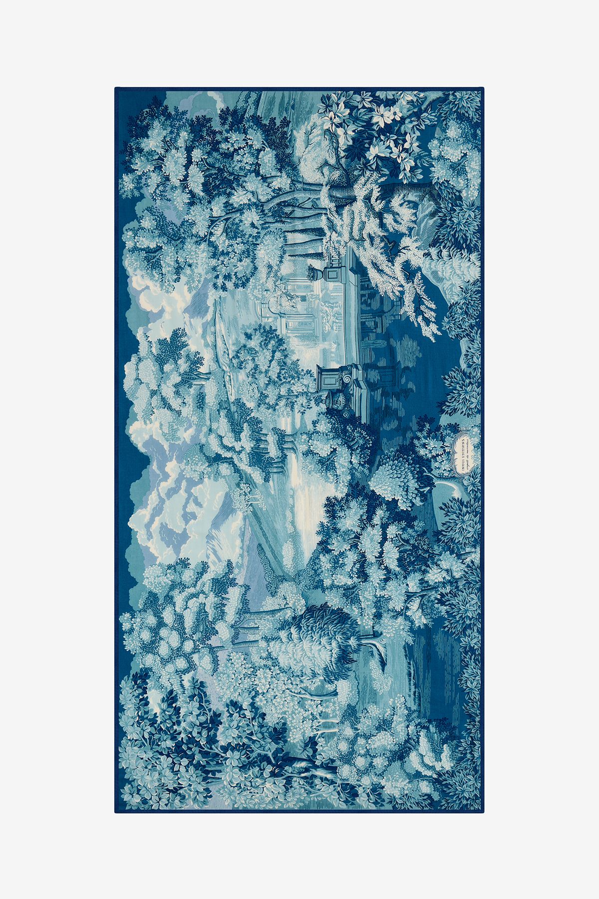 Scarf 100 - Come - Duck Blue
