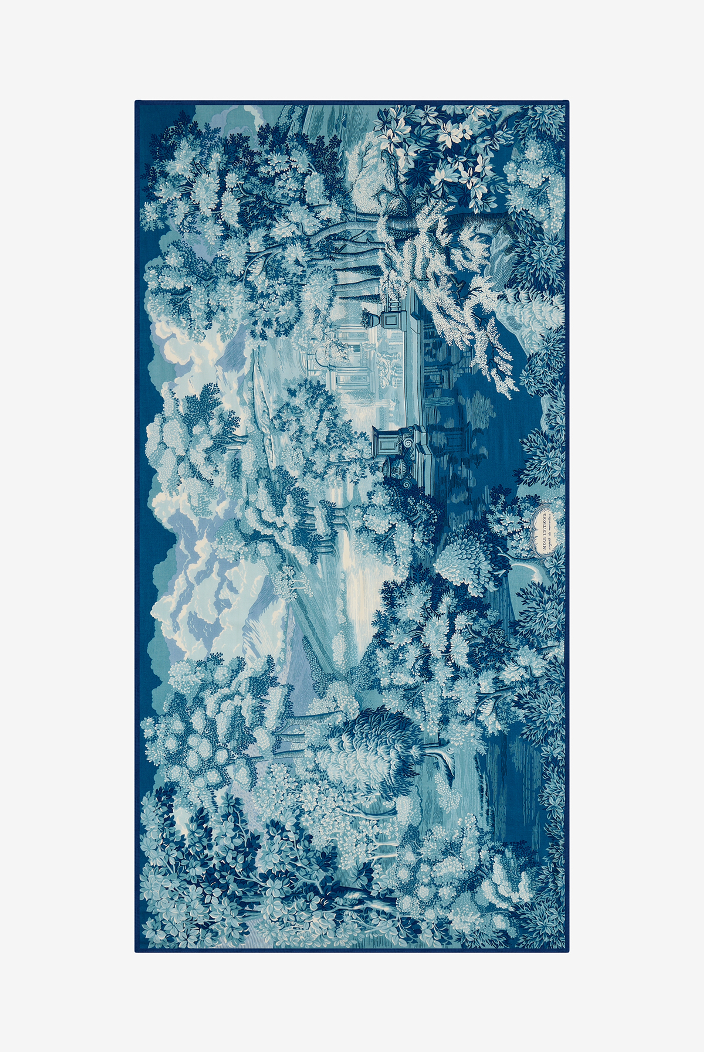 Scarf 100 - Come - Duck Blue