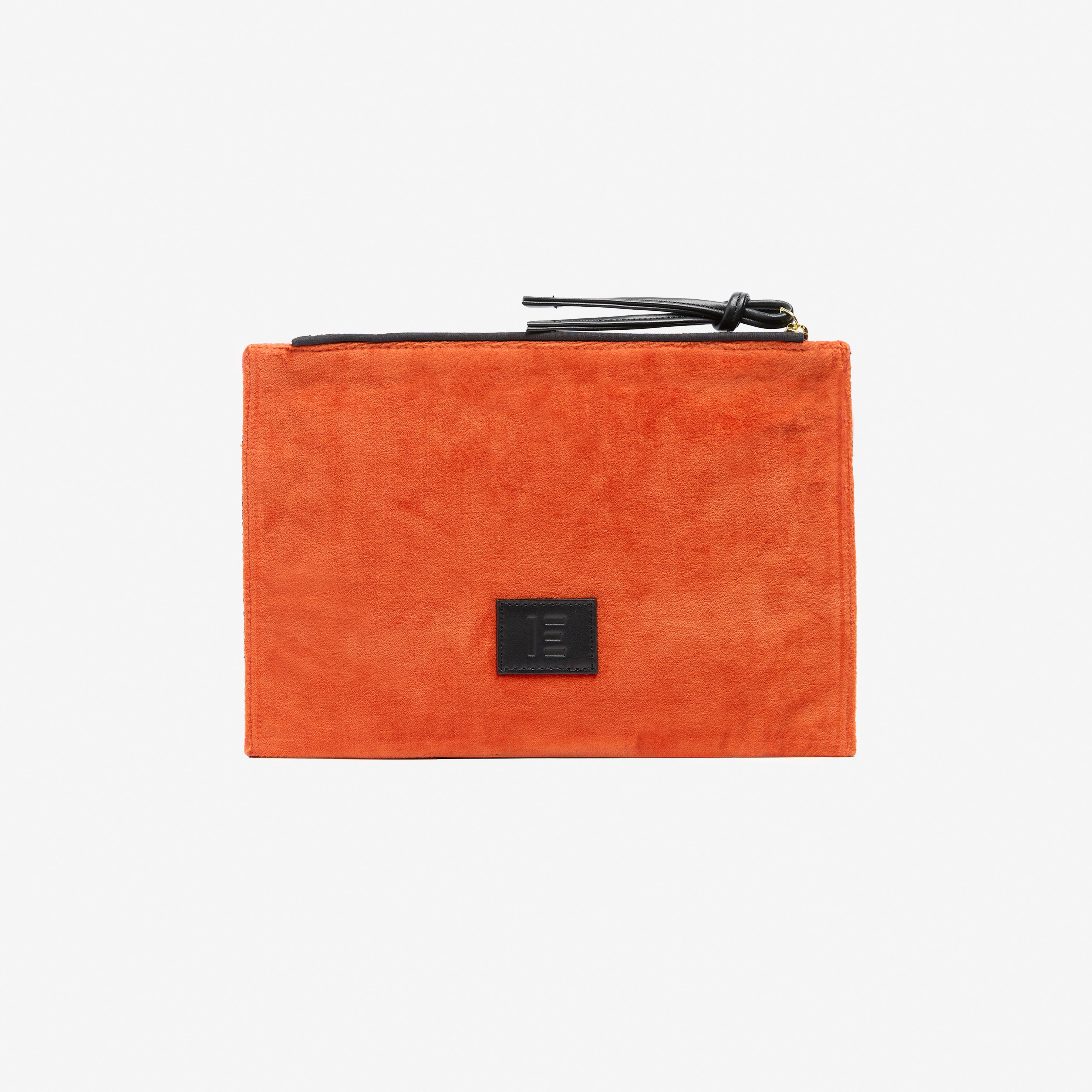 Embroidered Pouch - Le Peintre - Orange