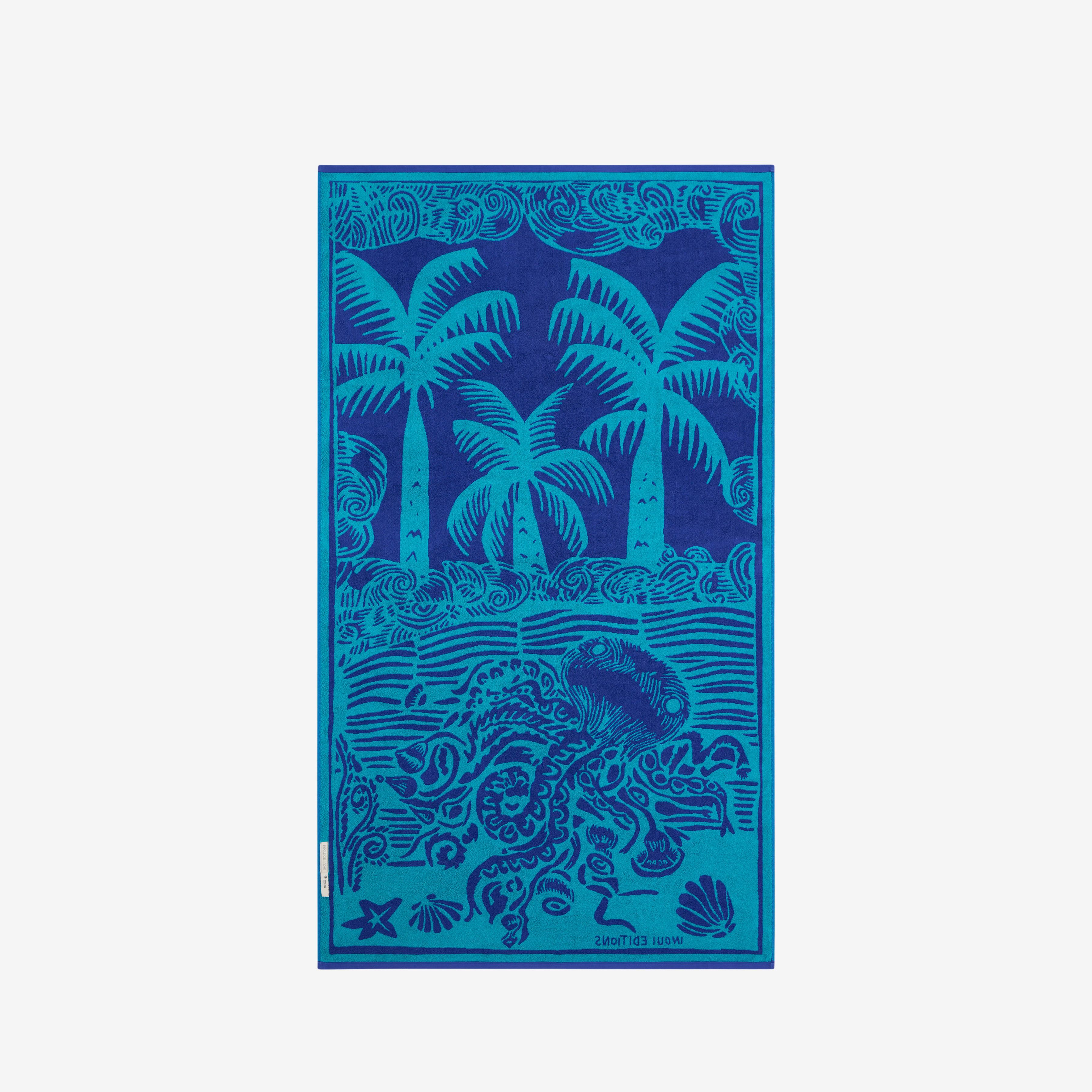 Strandtuch - Poulpe - Blau