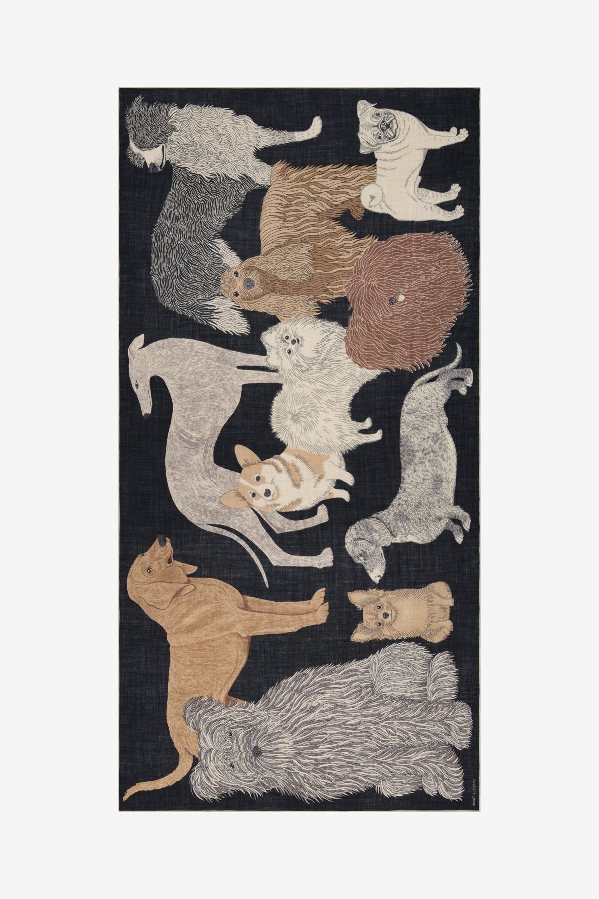 Scarf 100 - Toutou - Black