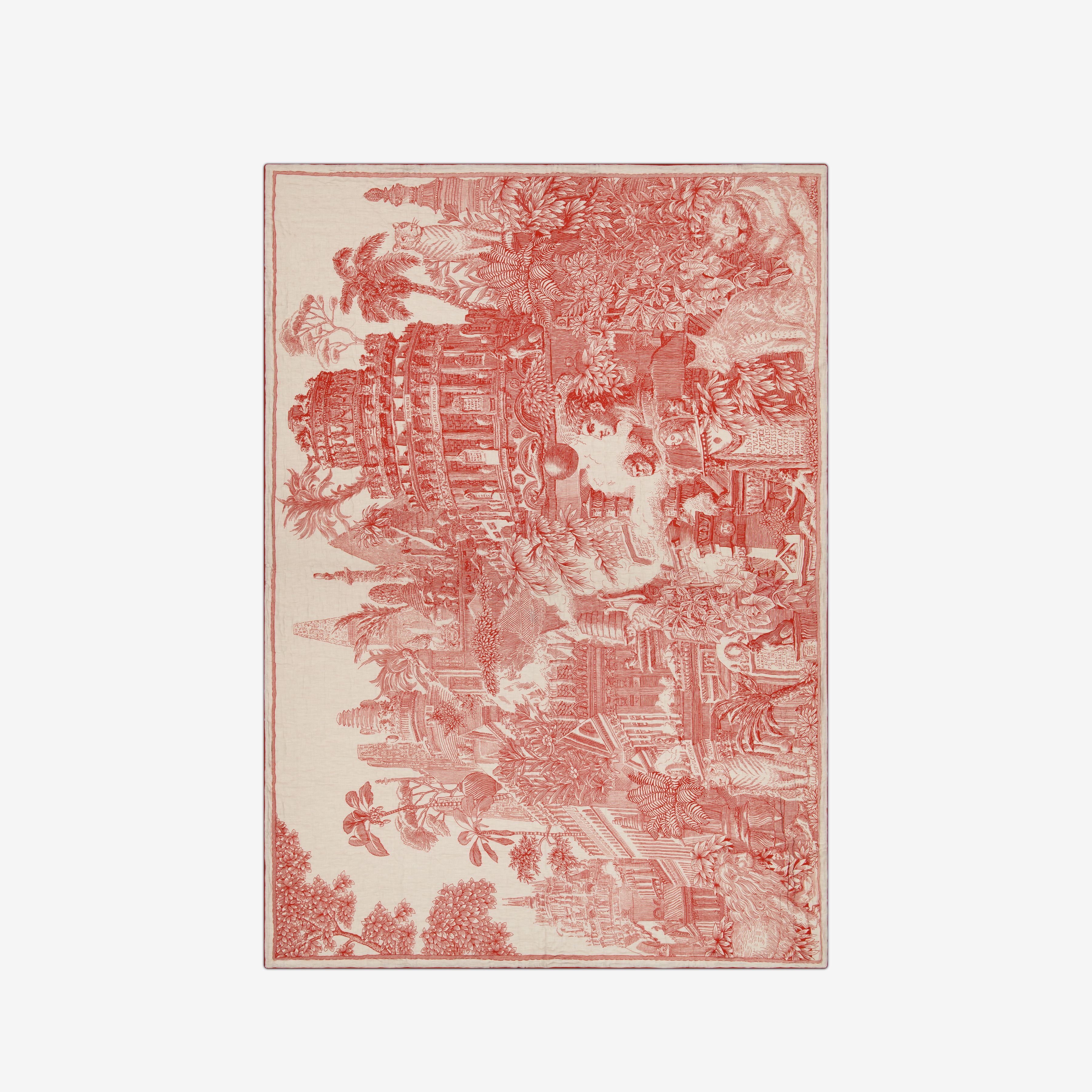 Piumone trapuntato 140 - Piranesi - Rosso