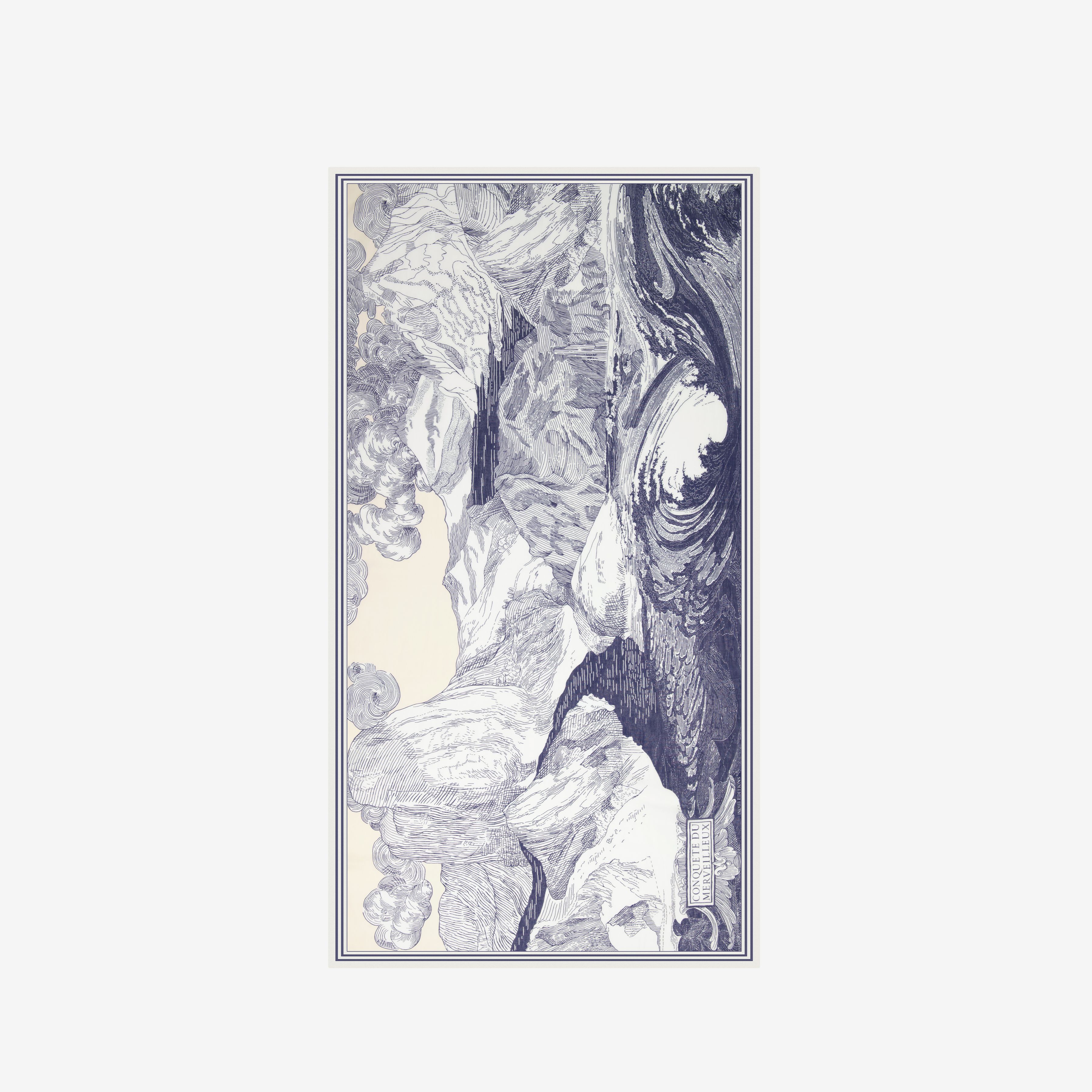 Scarf 100 - Balthazar - Navy