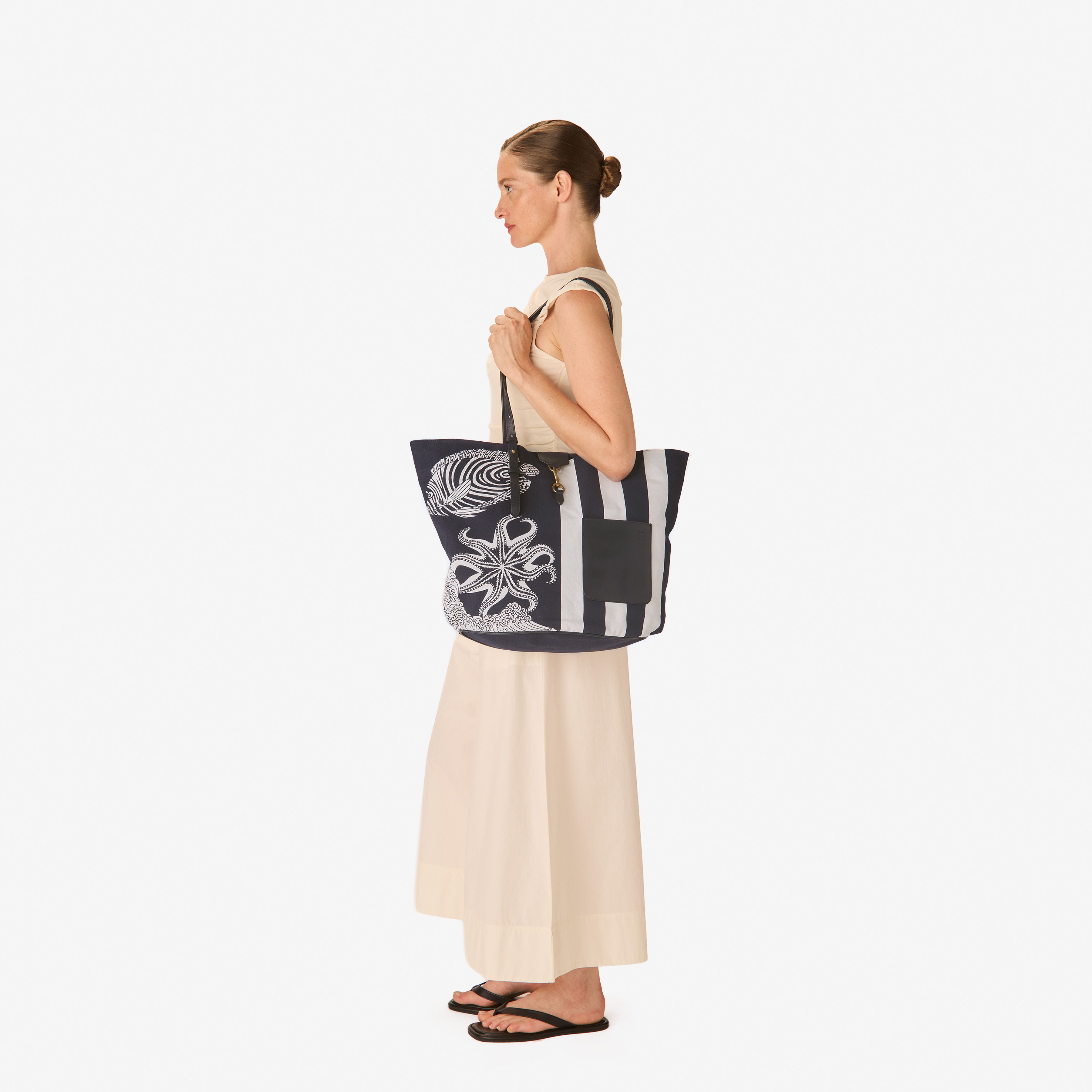 Soft Shopping Bag - Poseidon - Navy