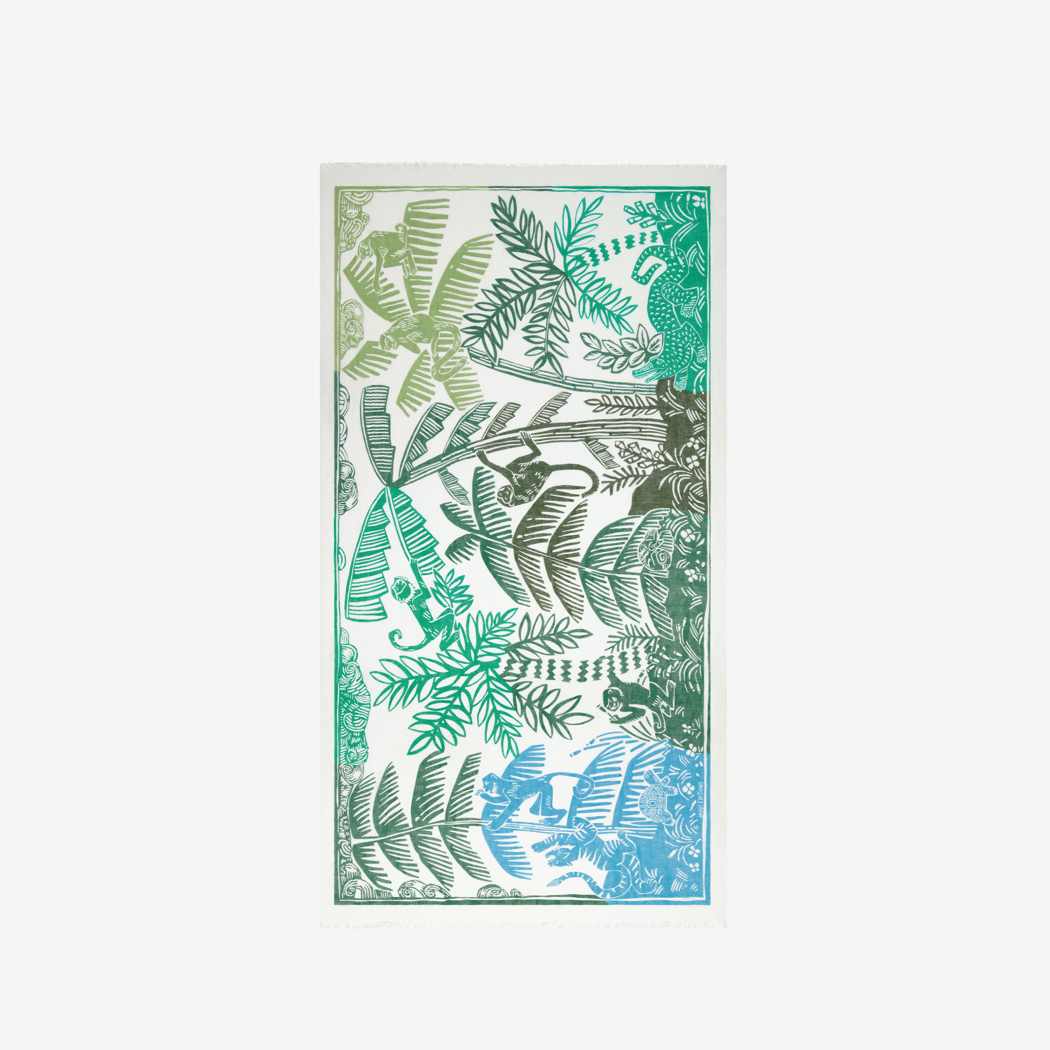 Scarf 100 - Jungle - Green