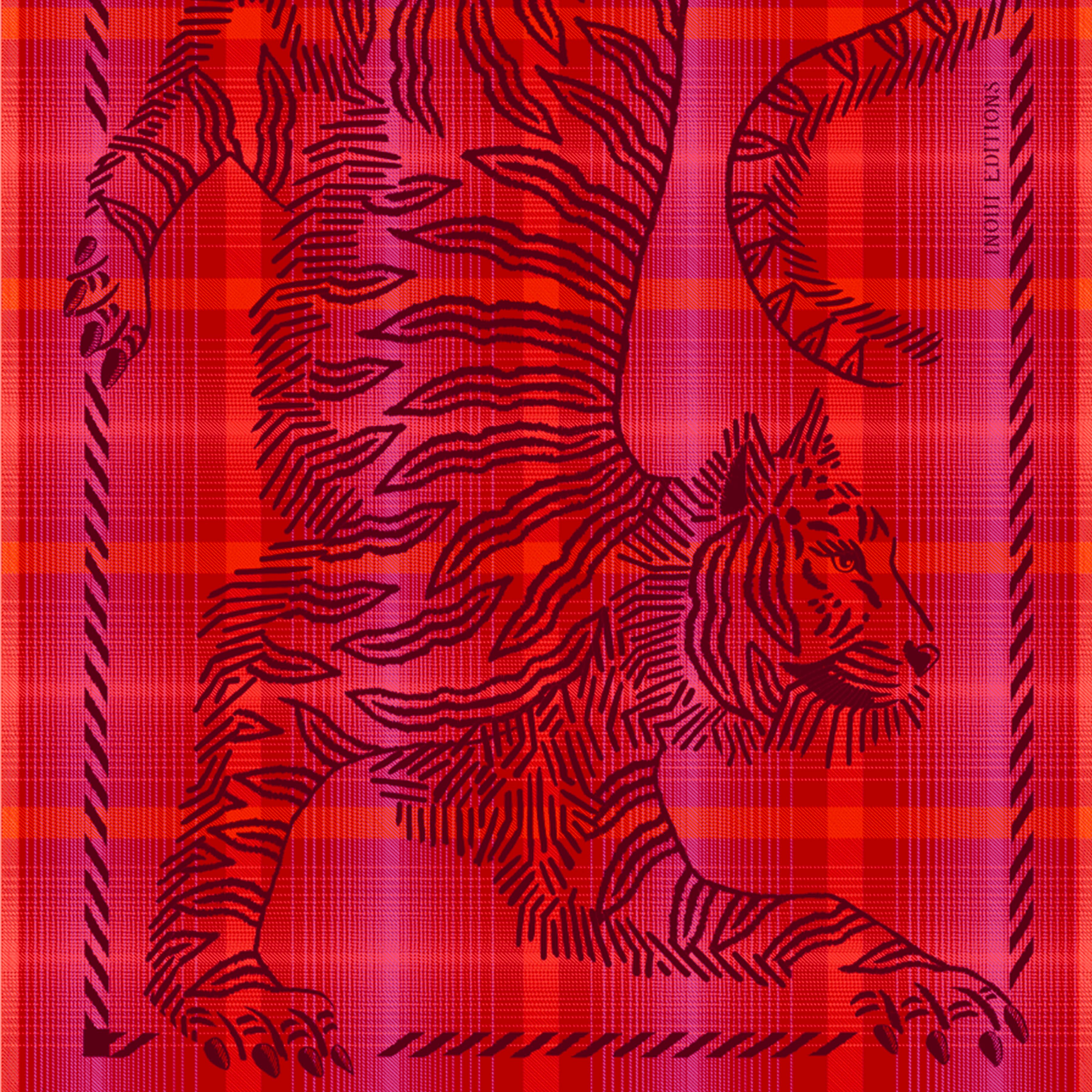 Scarf 70 - Mantra 3D - Raspberry