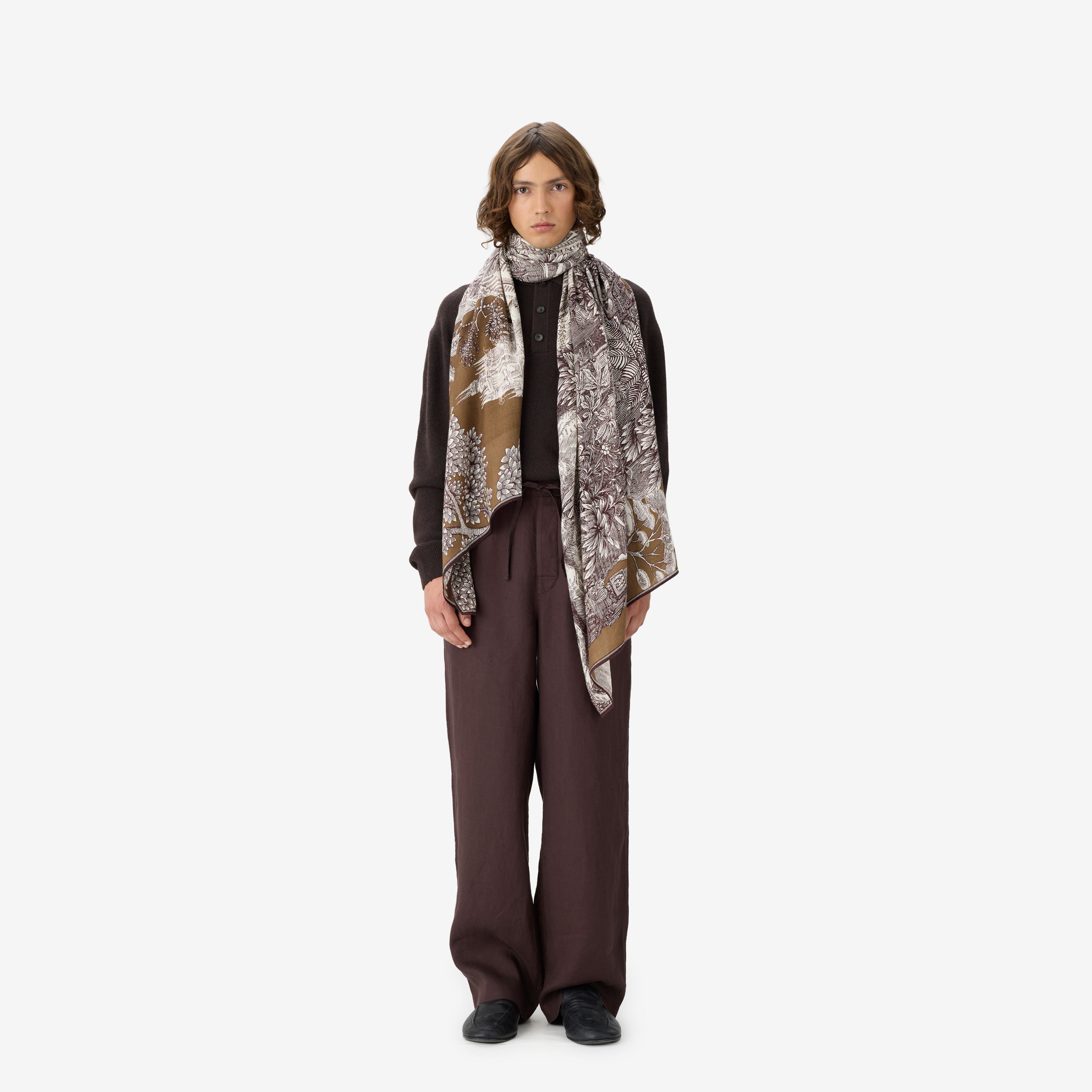 Scarf 100 - Piranesi - Natural