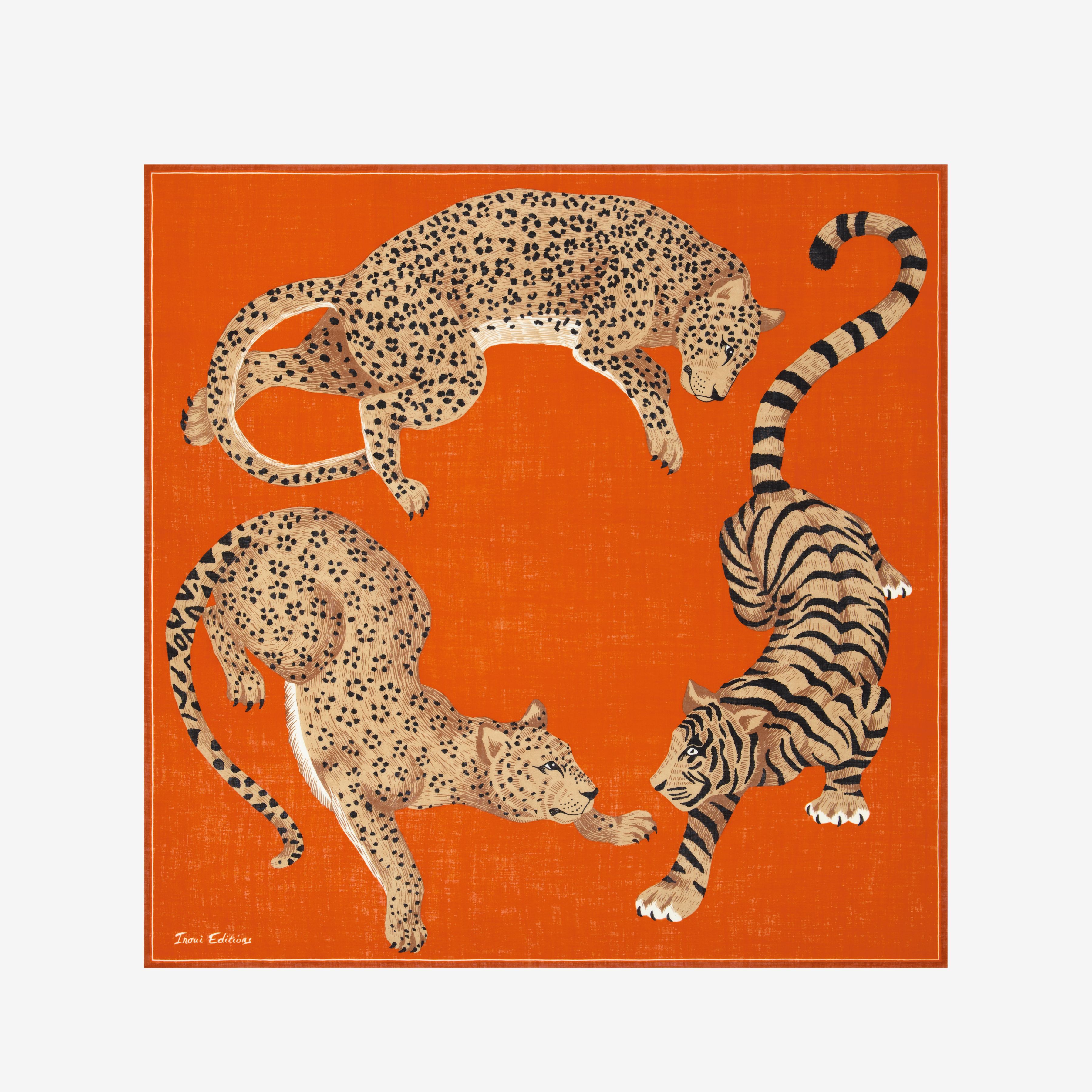 Quadratisches 130 - Jorgen - Orange