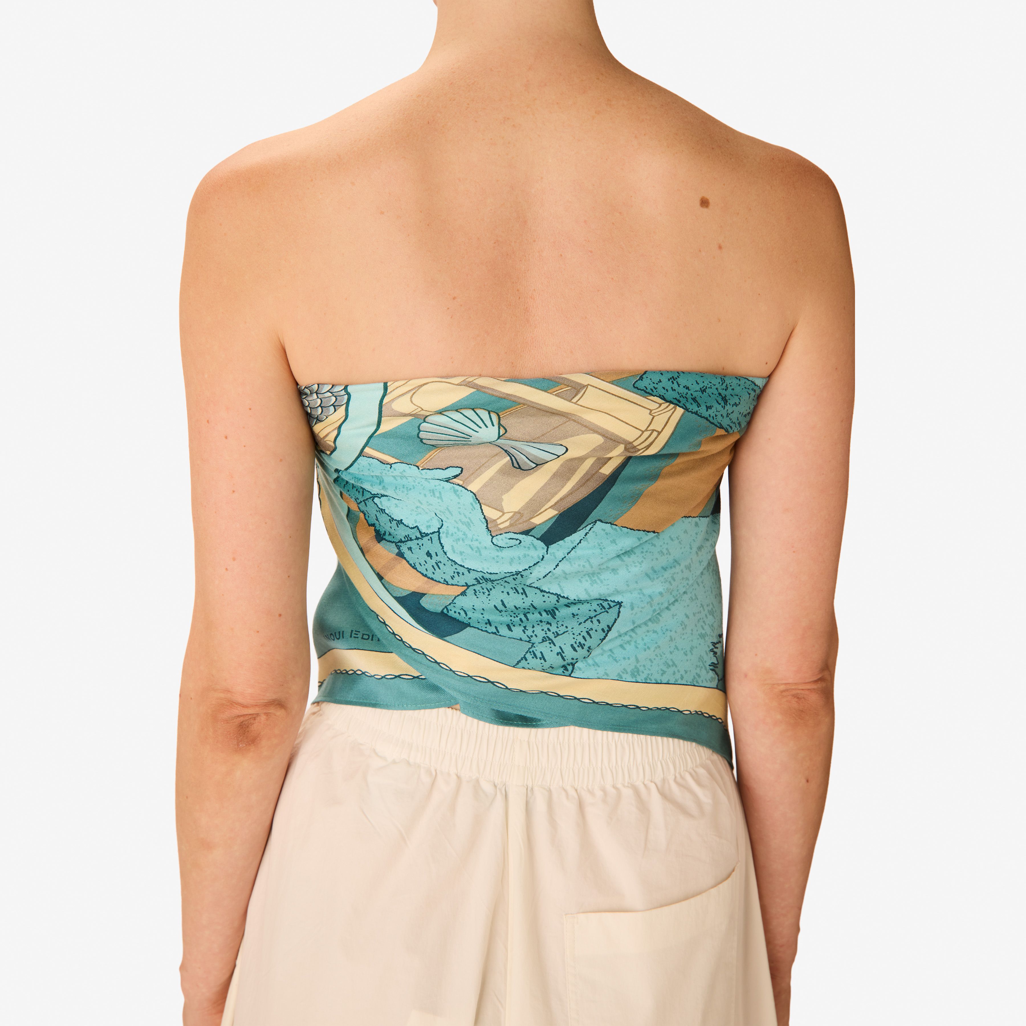Carré 100 - Jardin - Turquoise