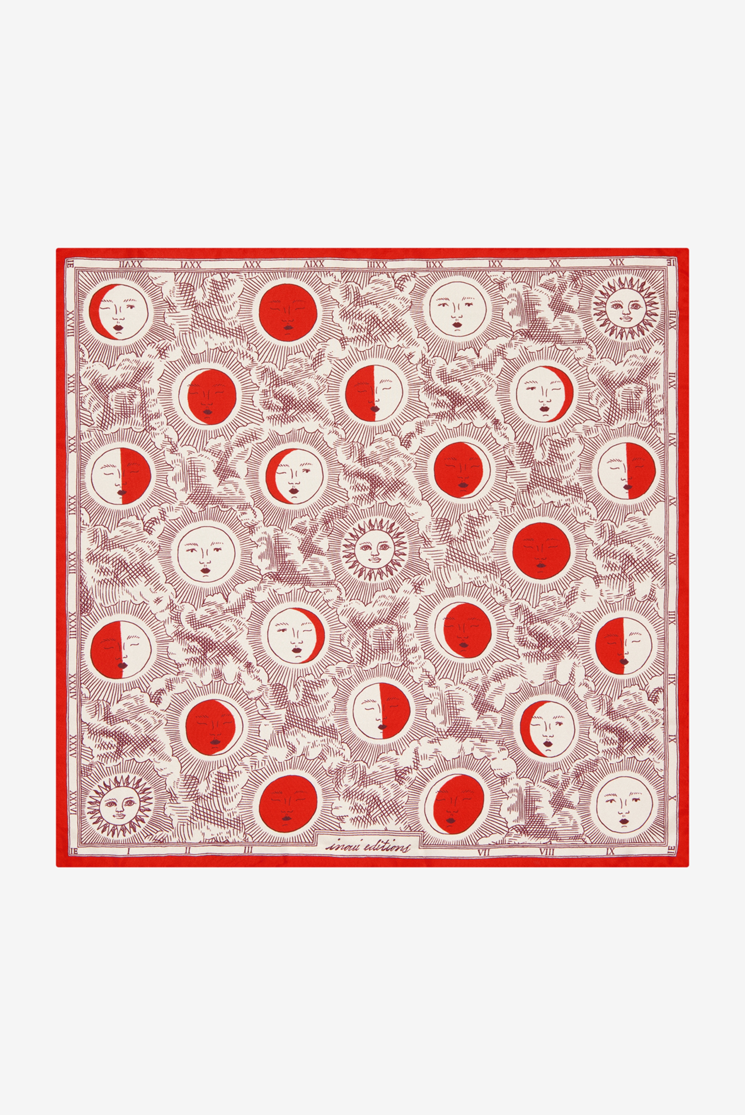 Square 45 - Eclipse - Red
