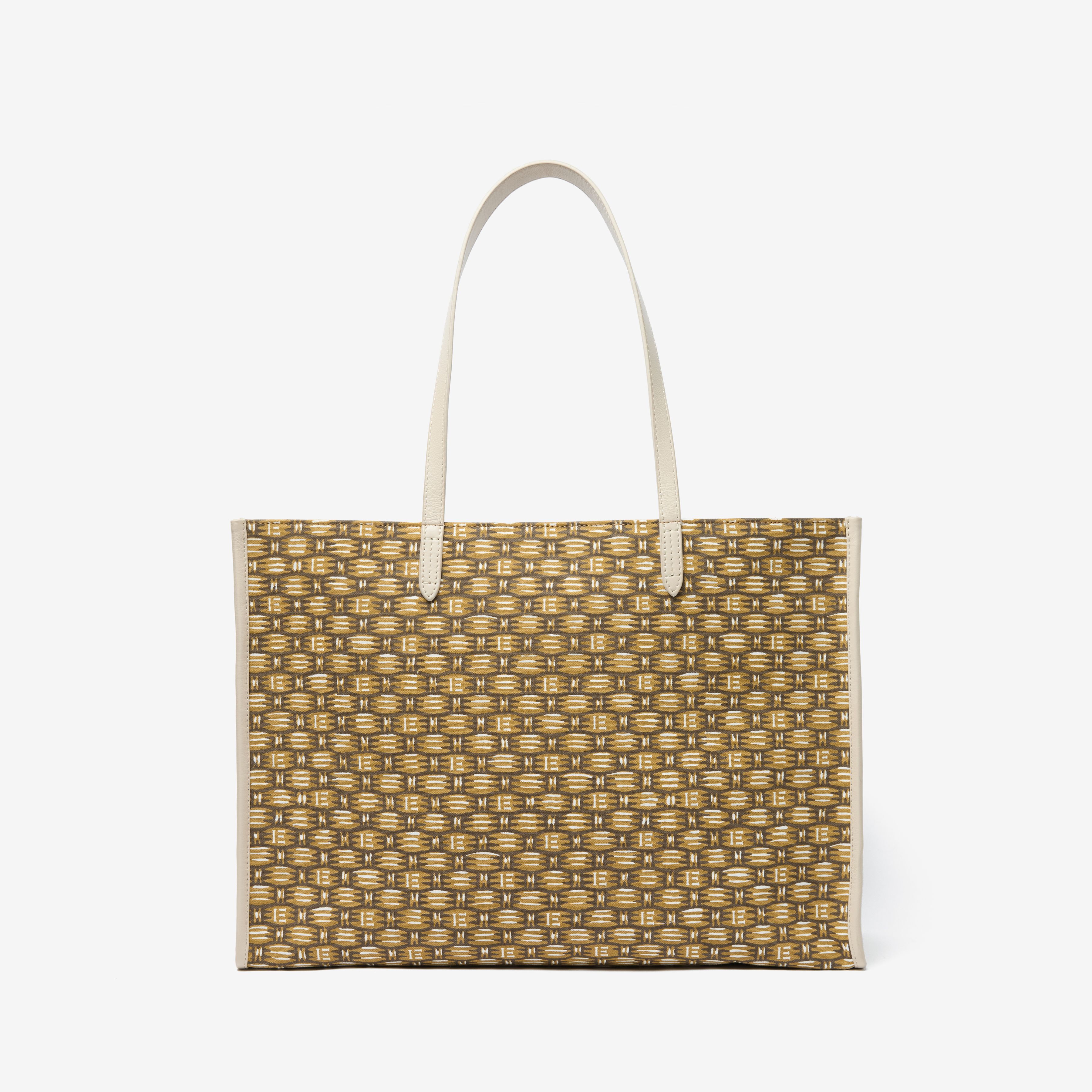 Shopping Bag - Cannage - Khaki