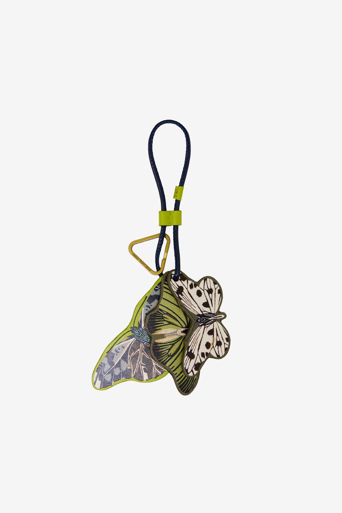 Keychain - Papillons - Khaki