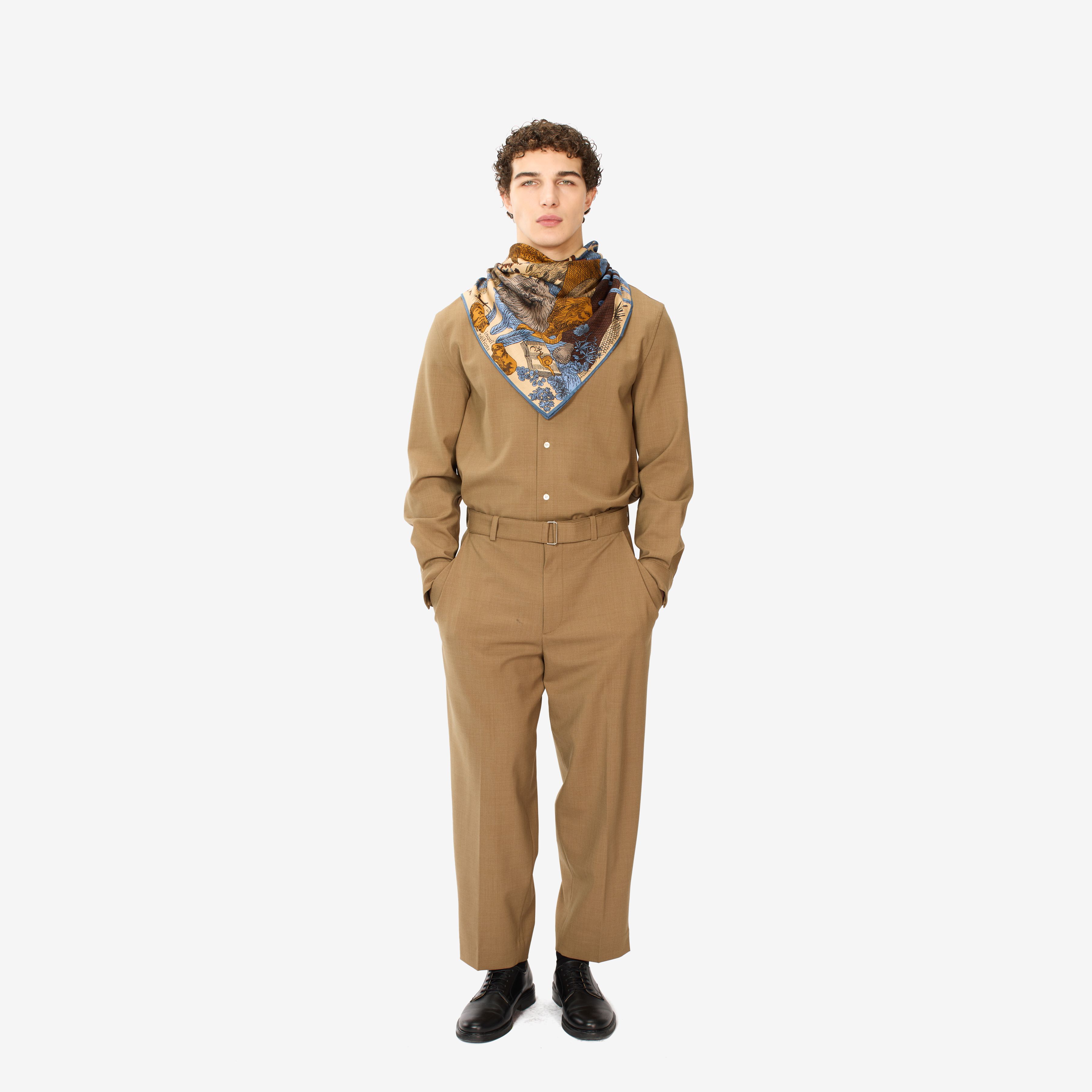 Quadratisches Tuch 100 - Reve - Beige