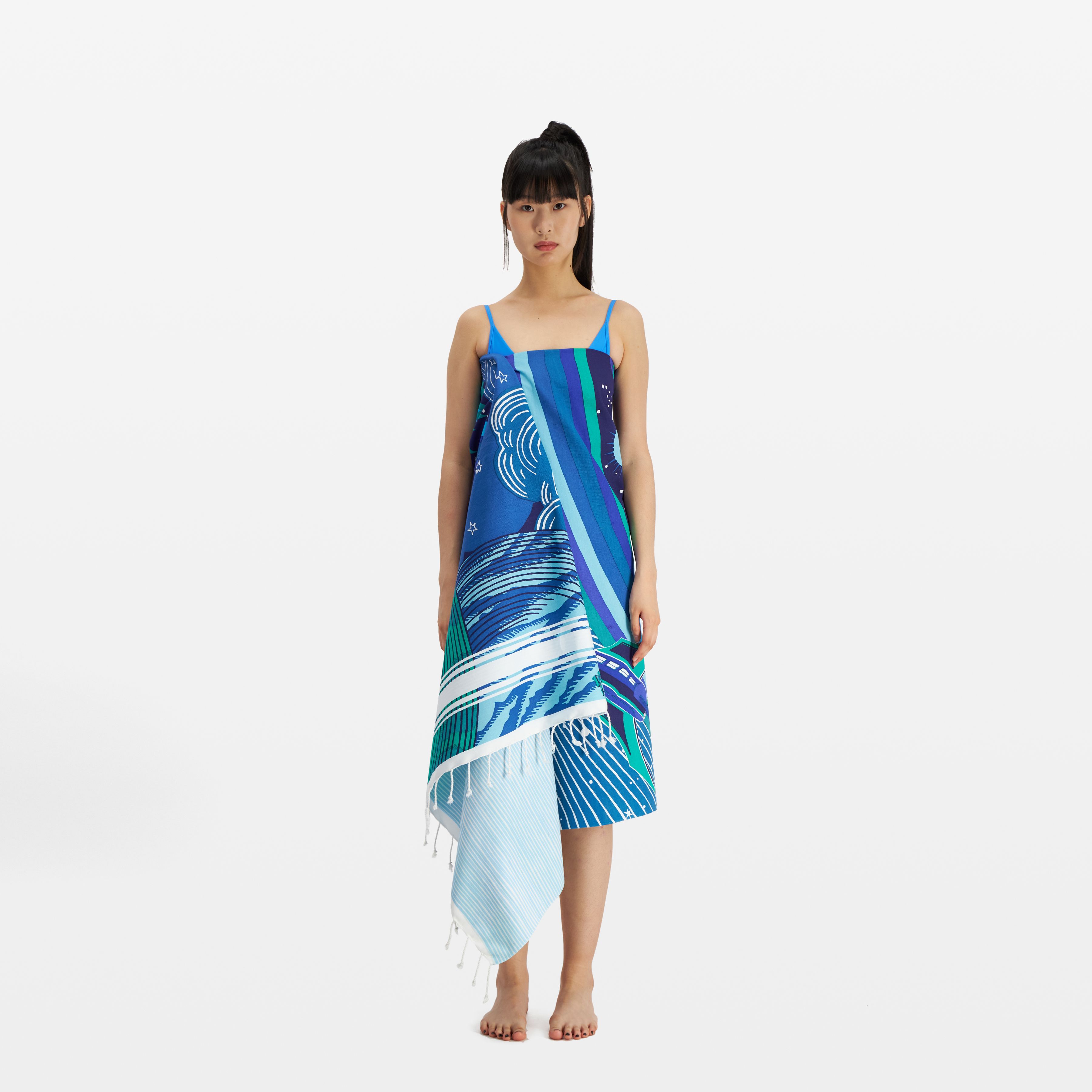 Fouta 100 - Boom - Bleu Turquoise