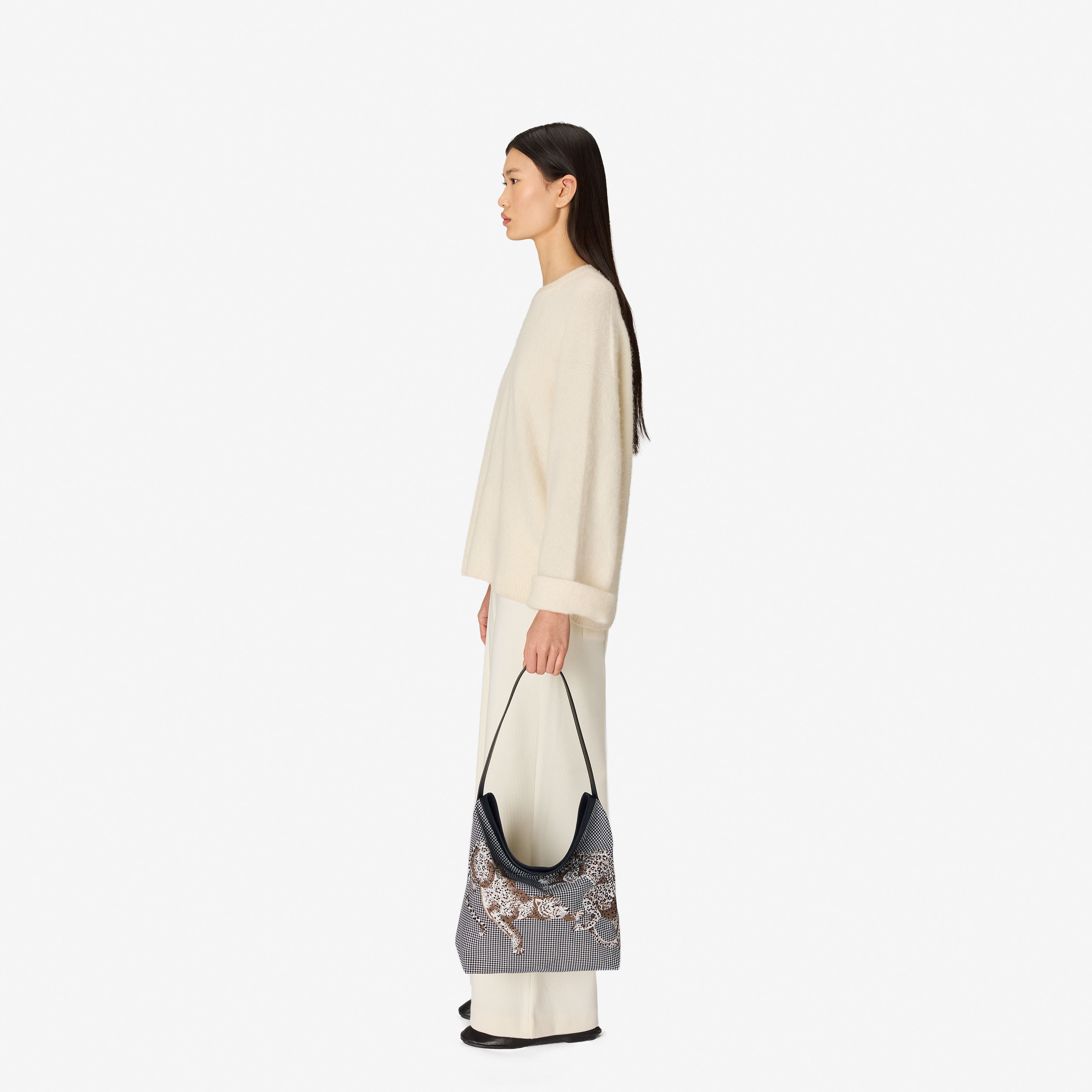 Campus Bag - Jorgen Houndstooth - Black
