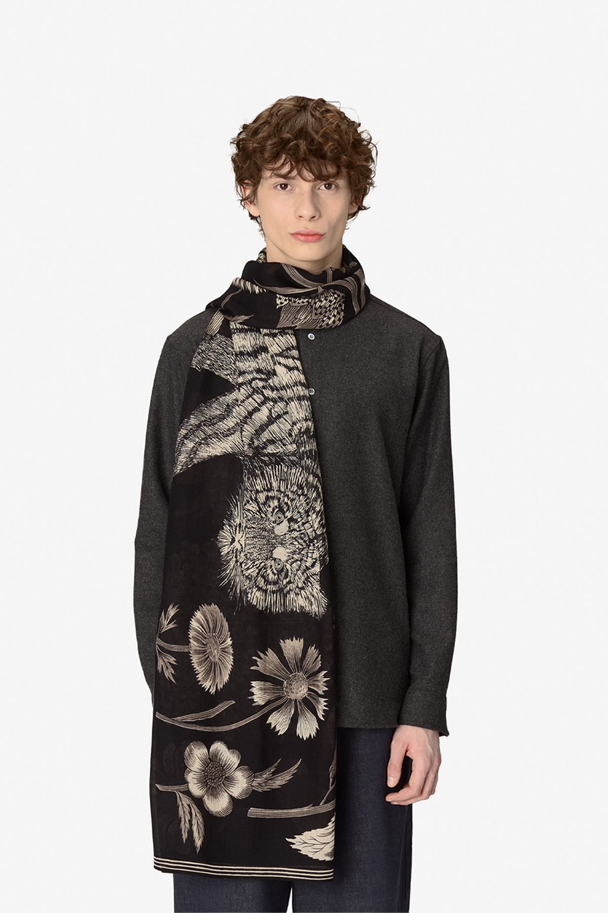 Scarf 80 - Gustav - Black