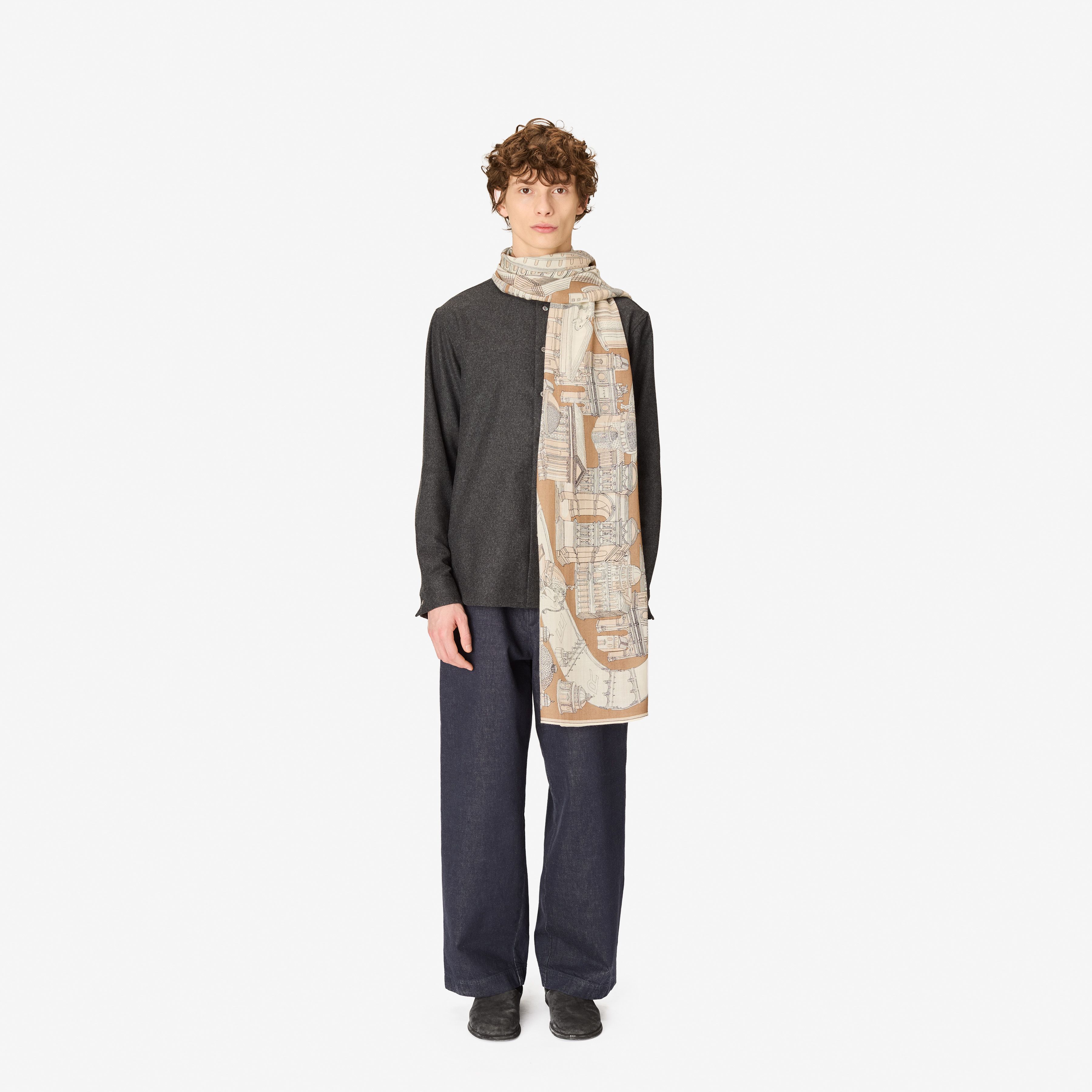 Bufanda 55 - Roma - Beige