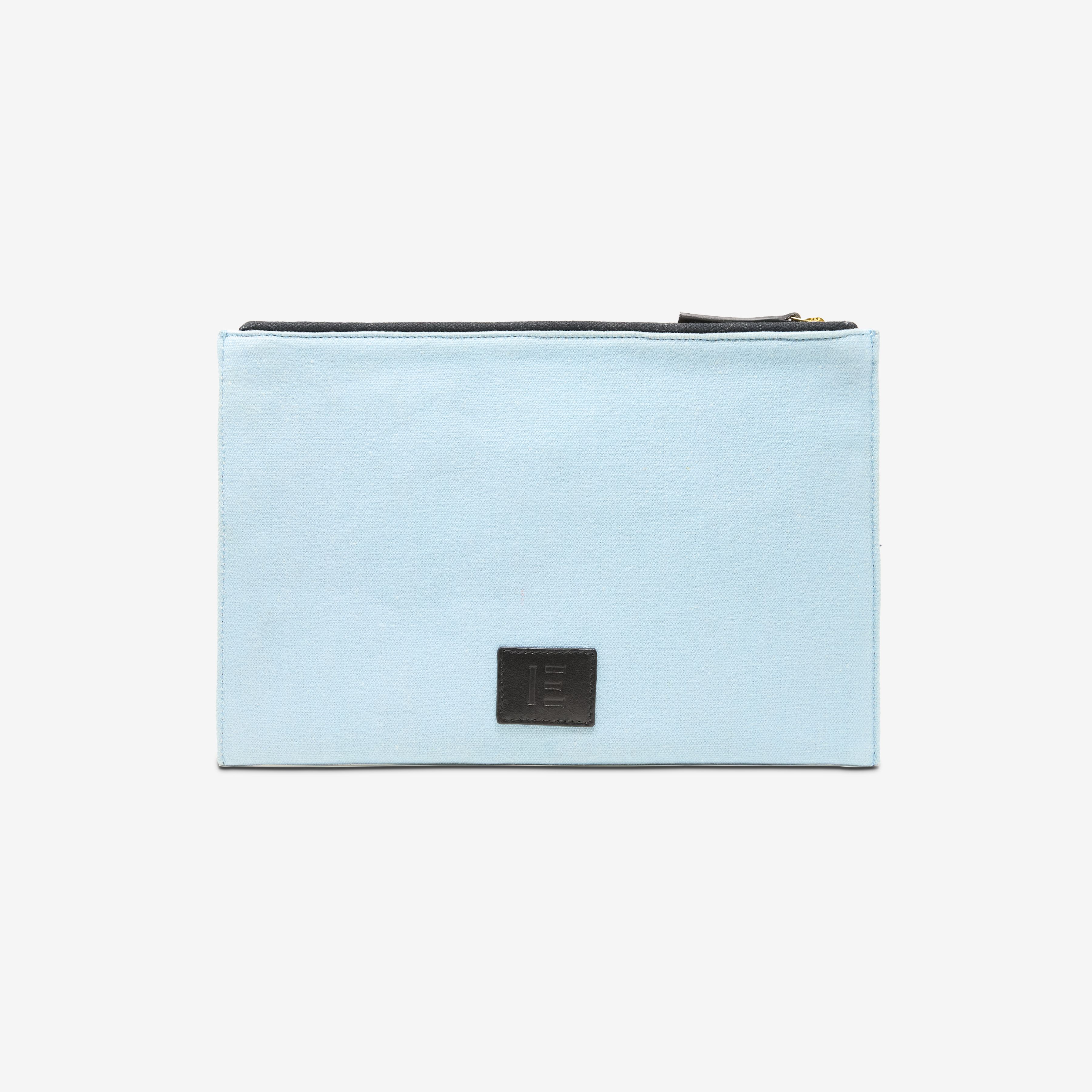 Embroidered Pouch - Astro Gemini - Blue