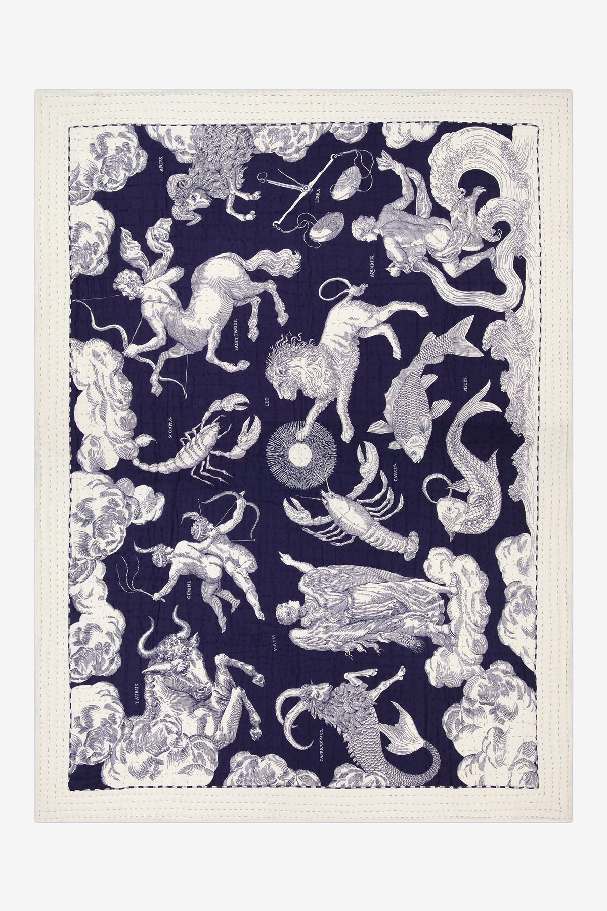 Quilted Cover 140 - Astrologie - Navy