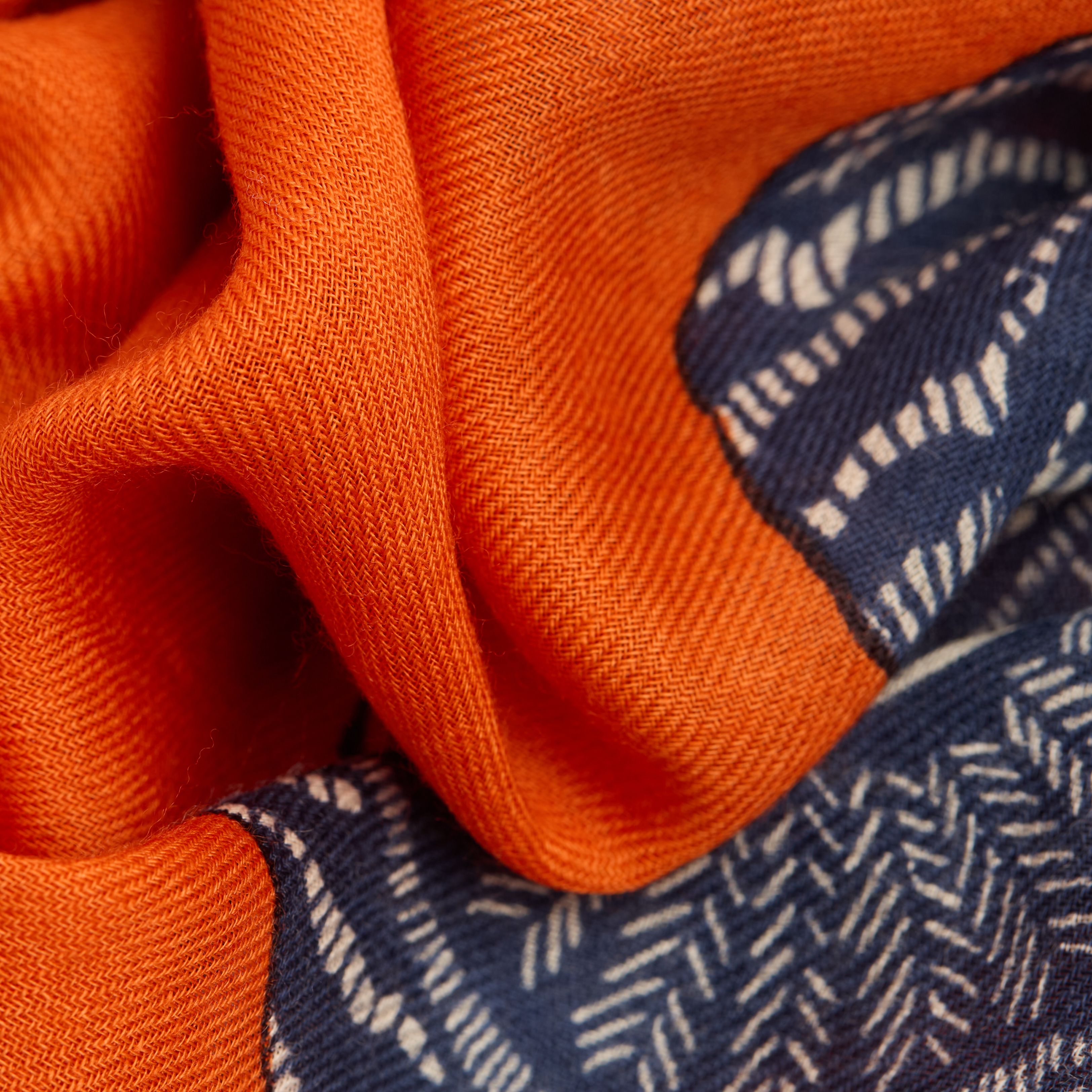 Bufanda 80 - Chouette - Naranja
