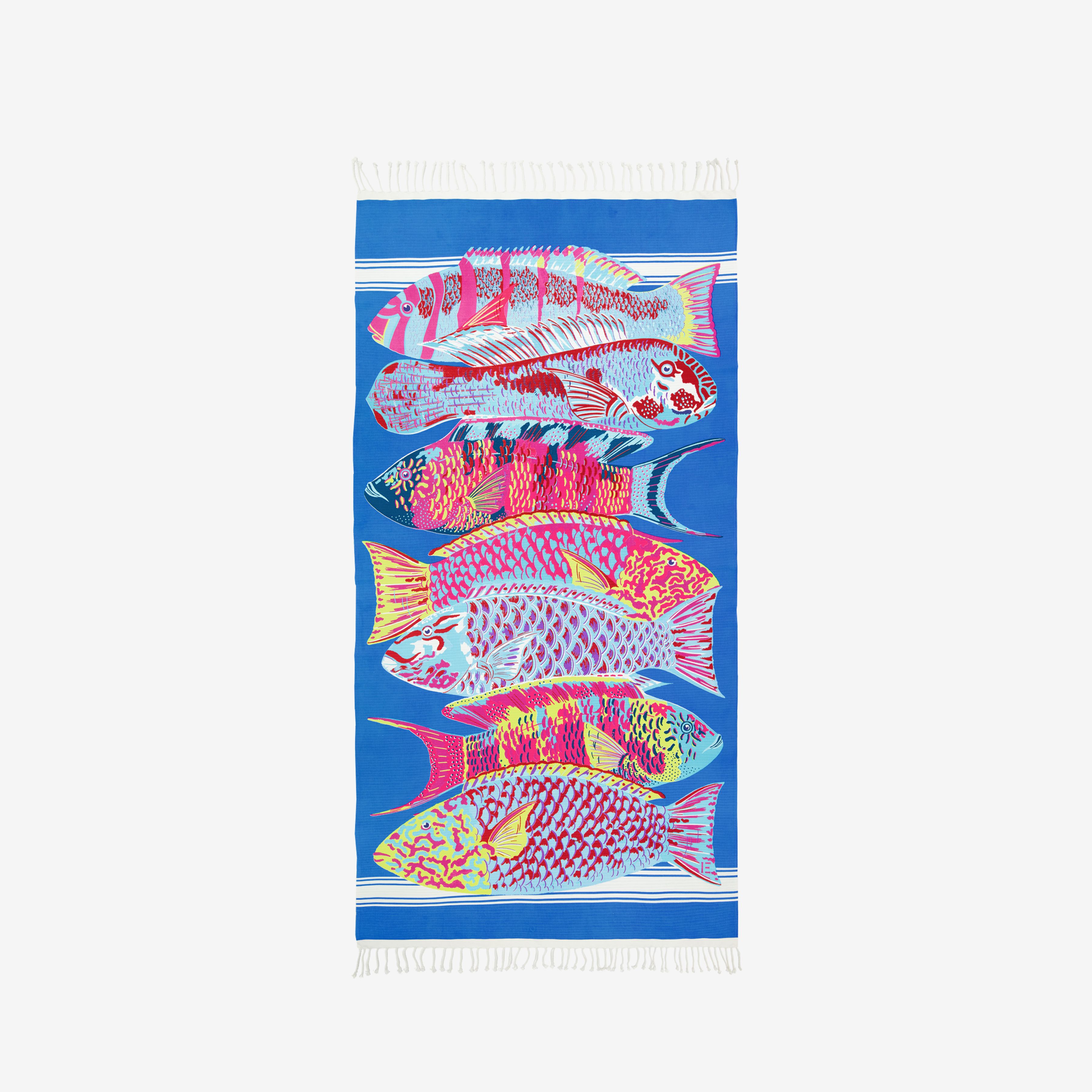 Fouta Towel 100 - Tango - Turquoise Blue