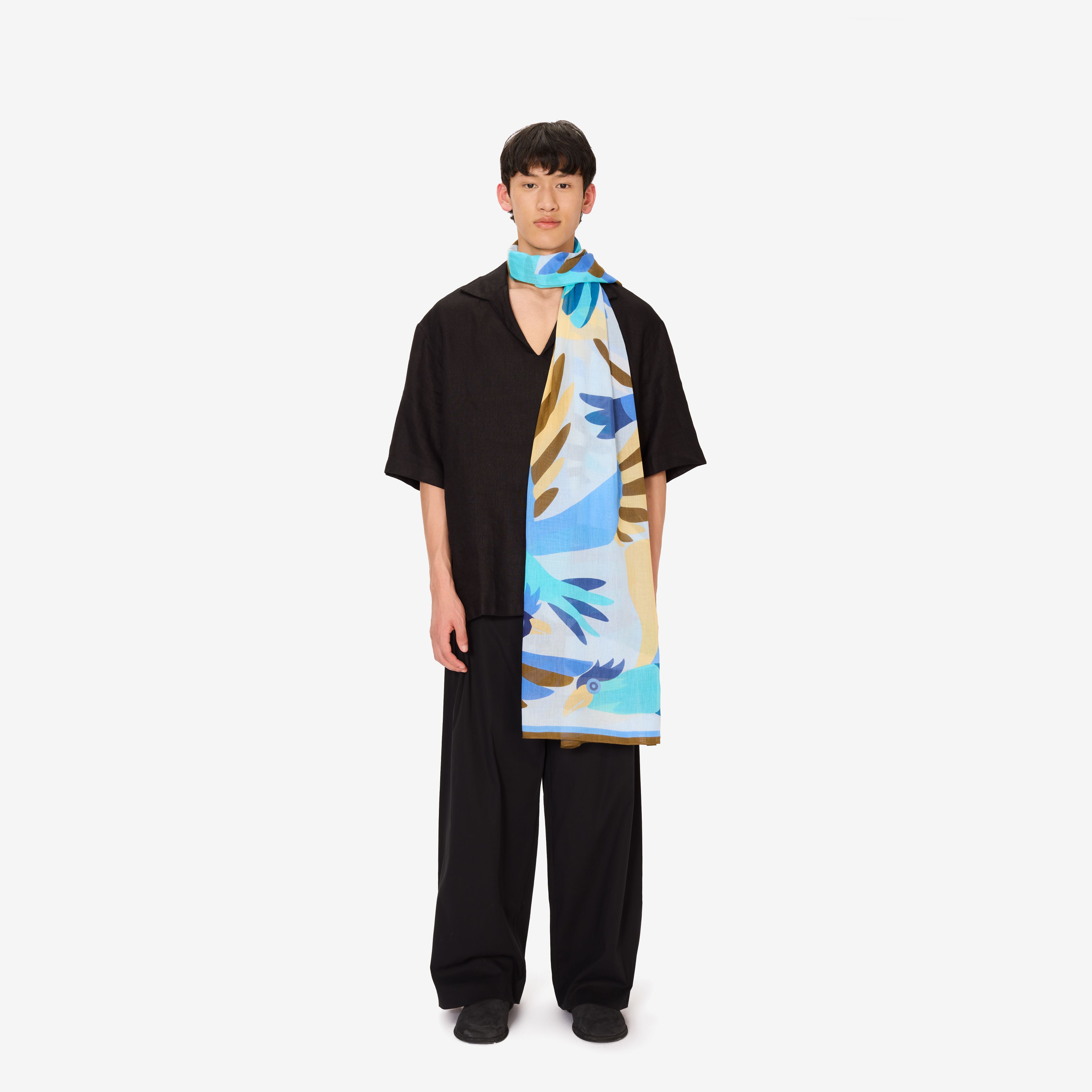Scarf 100 - Voyage - Blue
