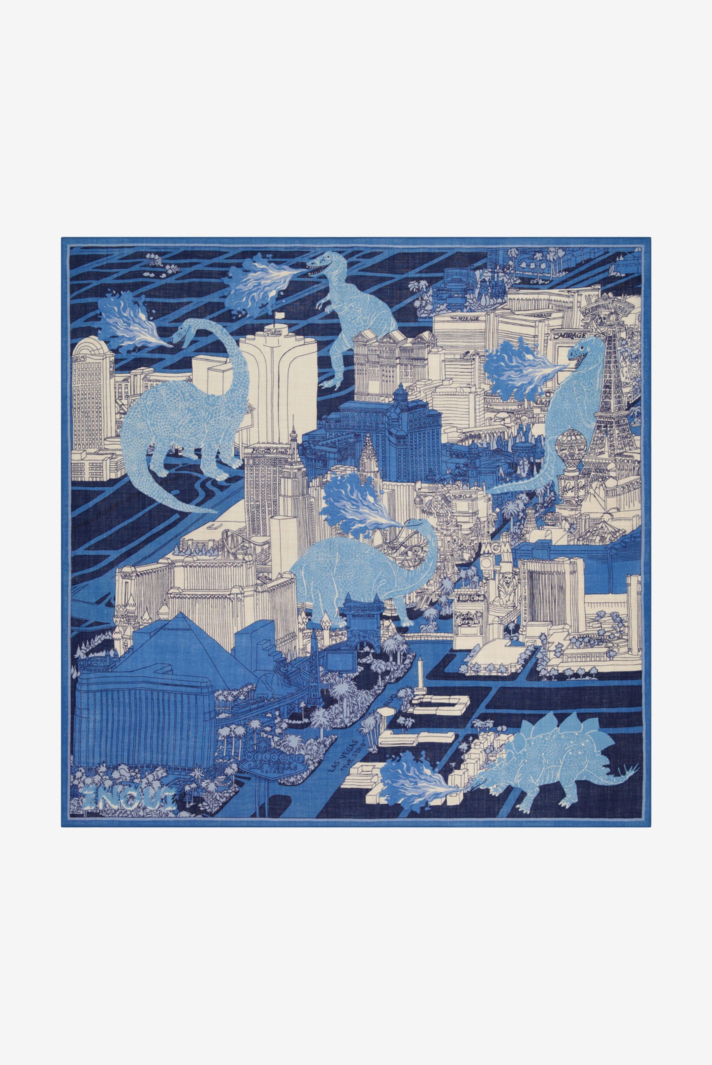 Pañuelo 130 - Vegas - Azul