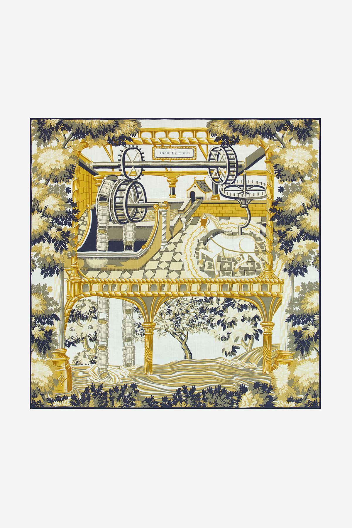 Pañuelo 130 - Manufacture - Marrón dorado