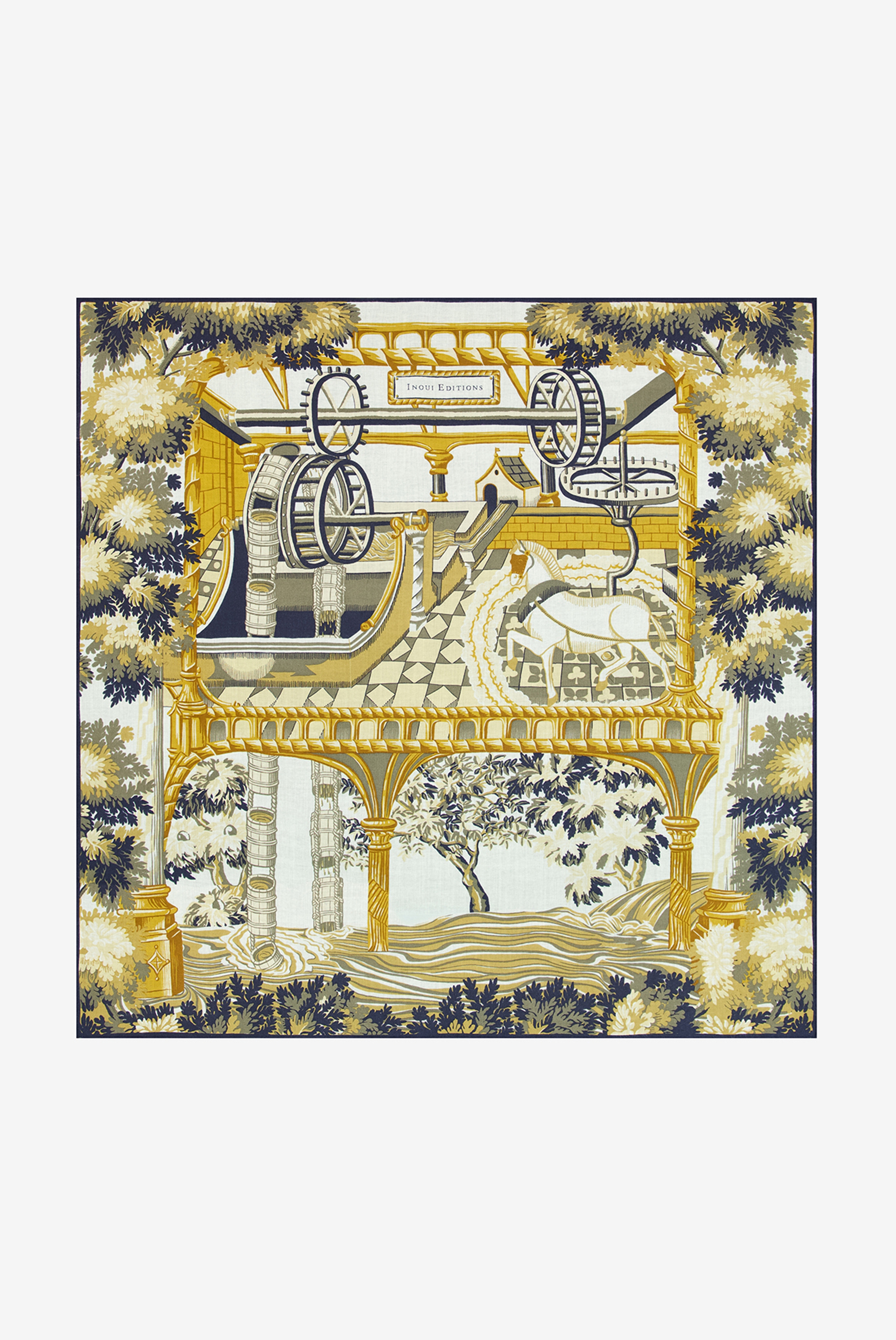 Pañuelo 130 - Manufacture - Marrón dorado