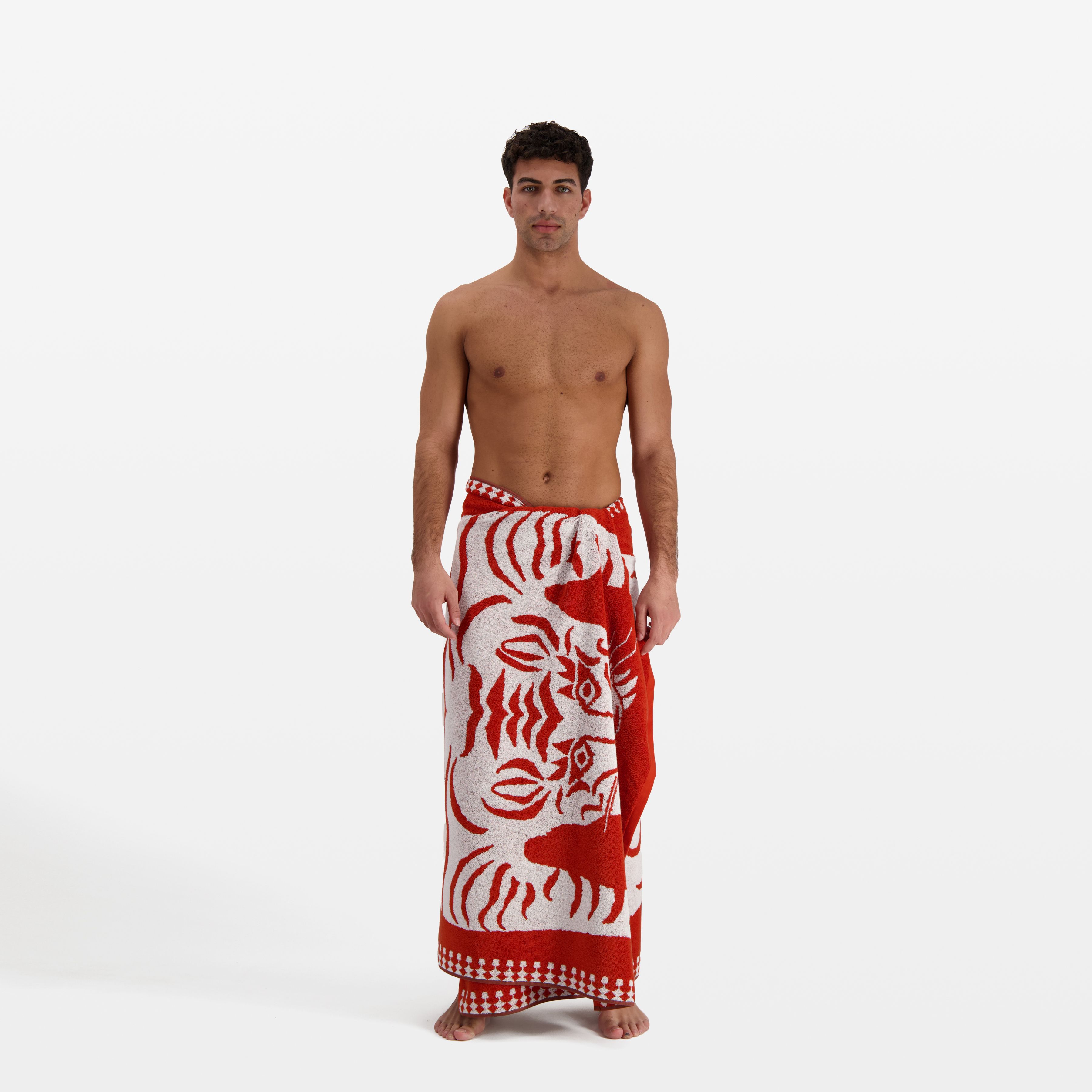 Serviette de Plage - Todd - Rouge