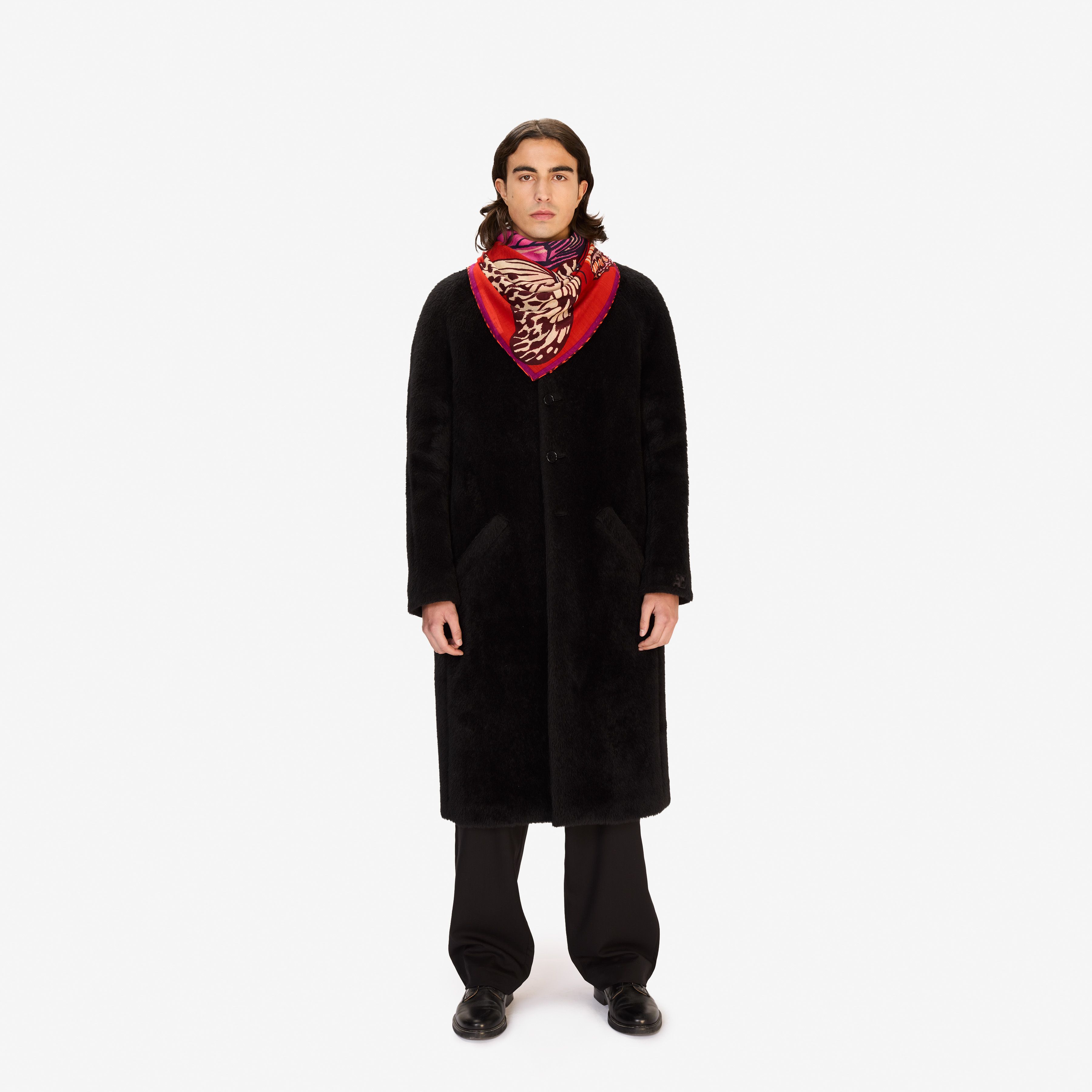 Square 130 - Papillons - Red