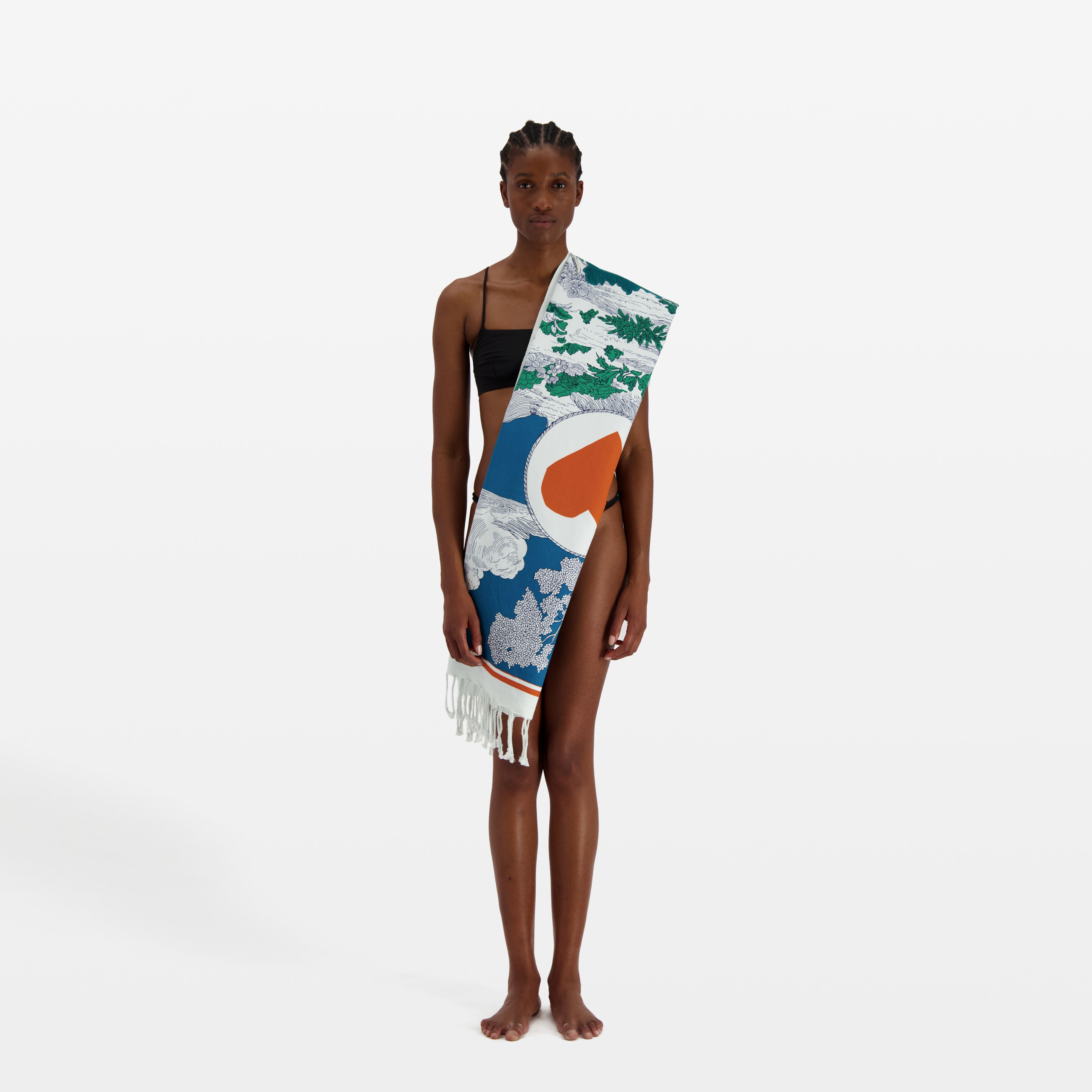 Fouta Towel 100 - Histoire - Green