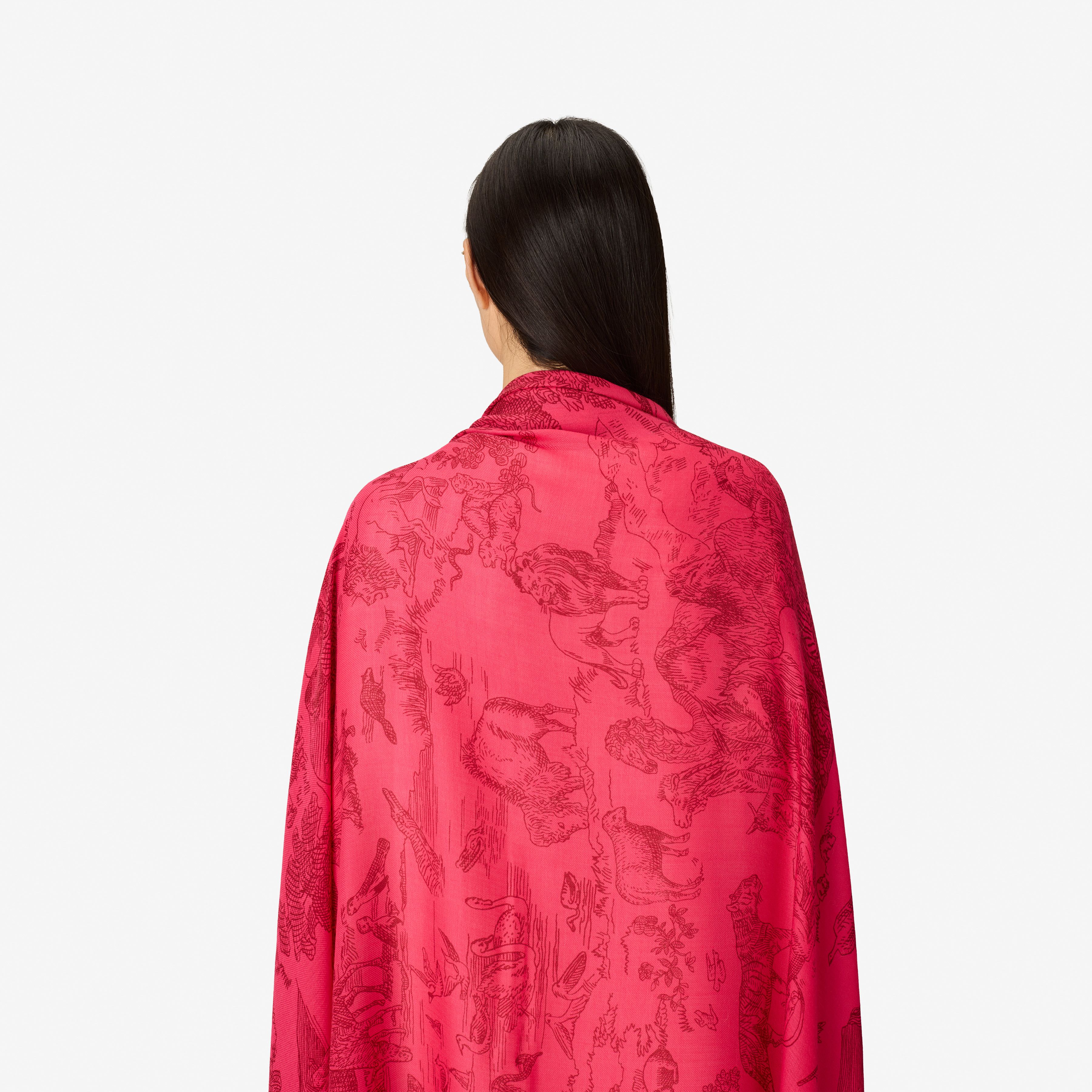 Scarf 130 - Reverie - Fuchsia