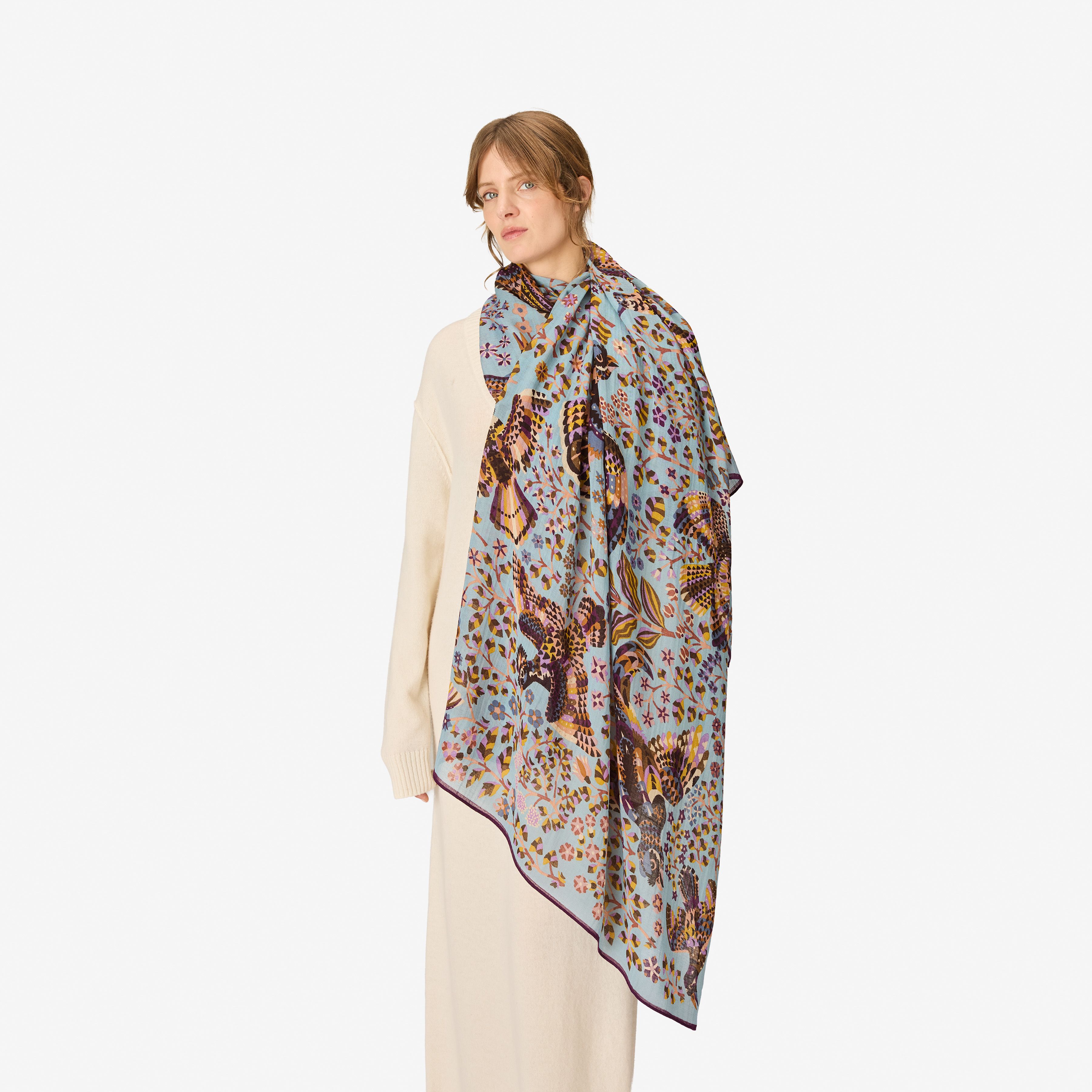Scarf 100 - Rene Perrot - Grey