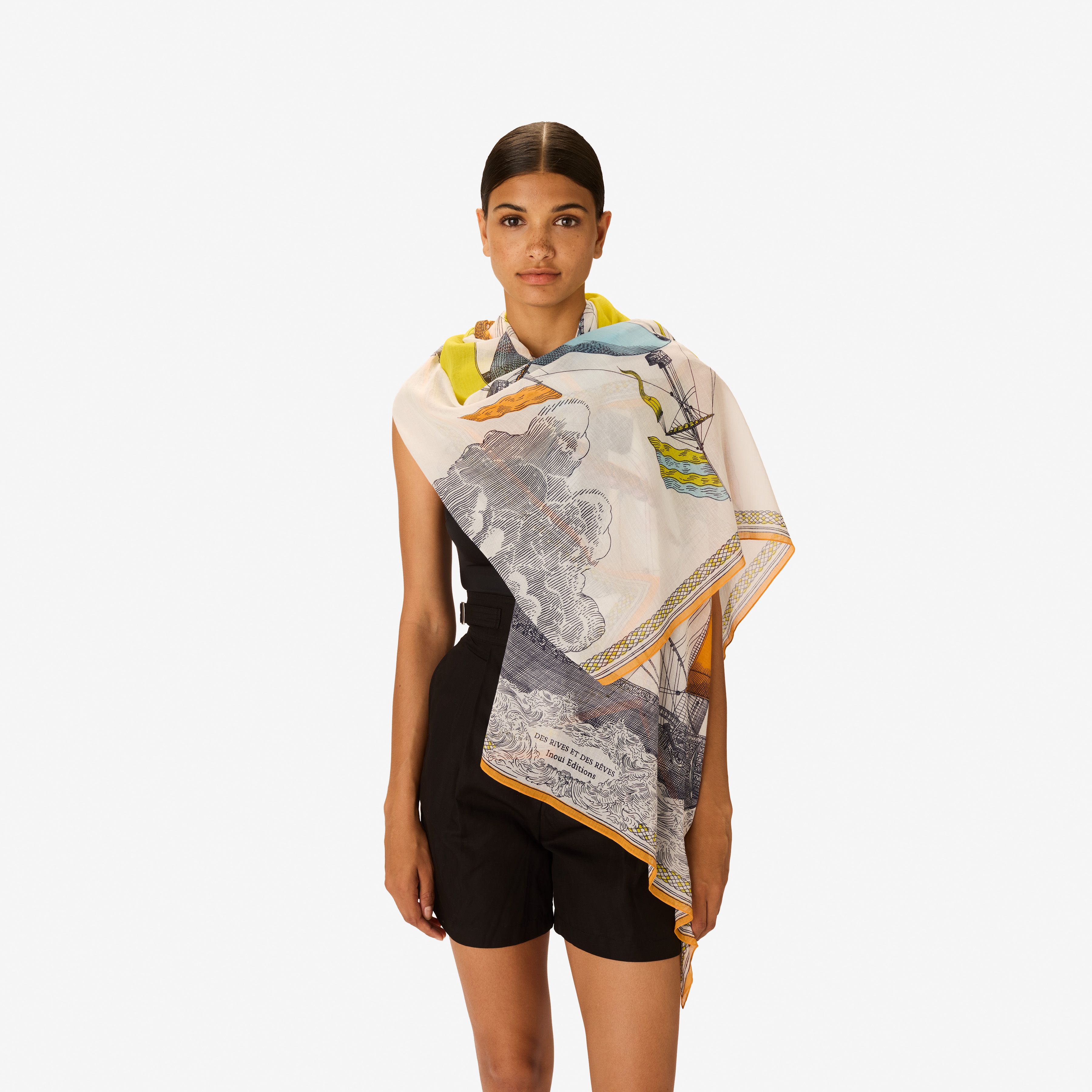 Scarf 100 - Des Rives et des Reves - Multicolor