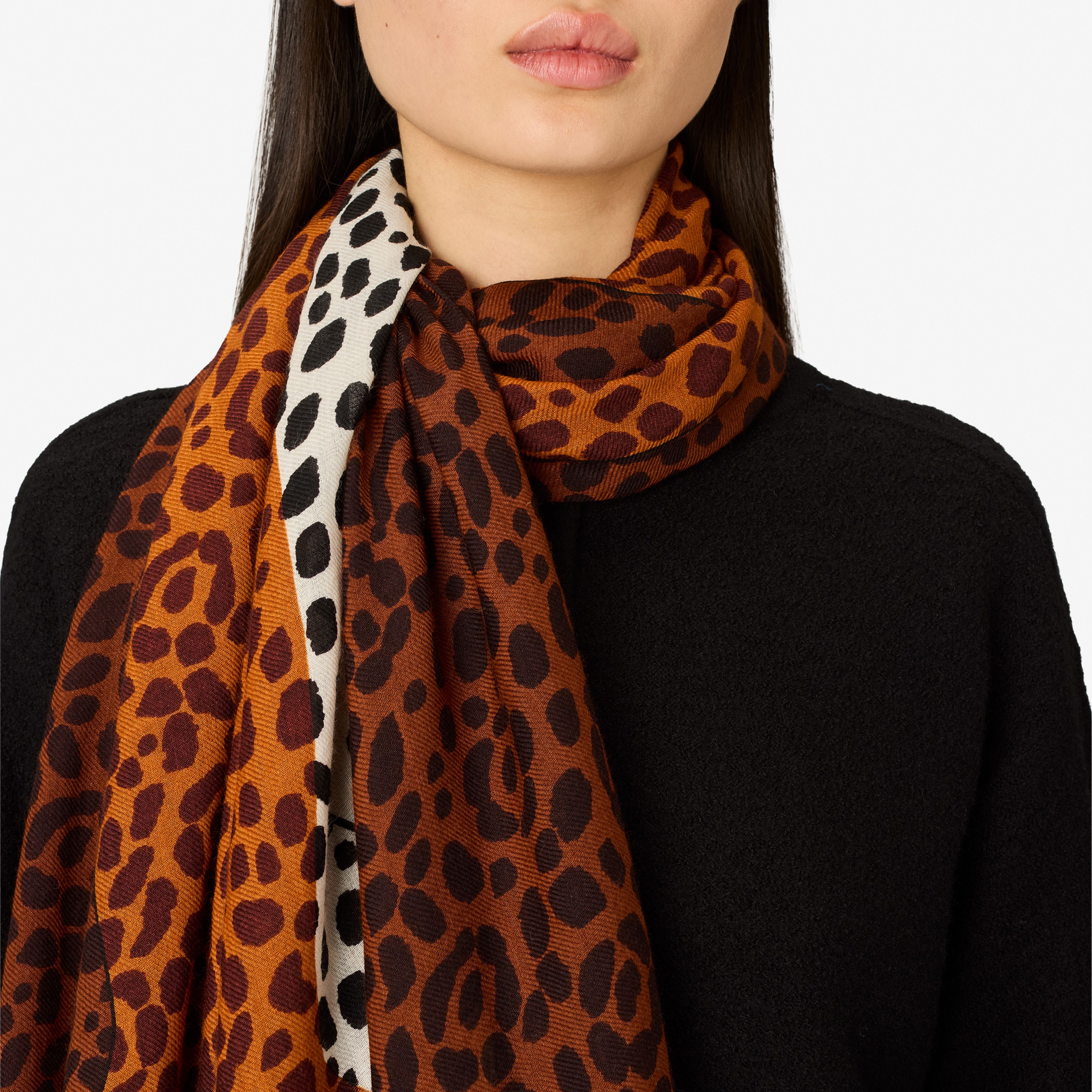 Scarf 100 - Felis - Burgundy