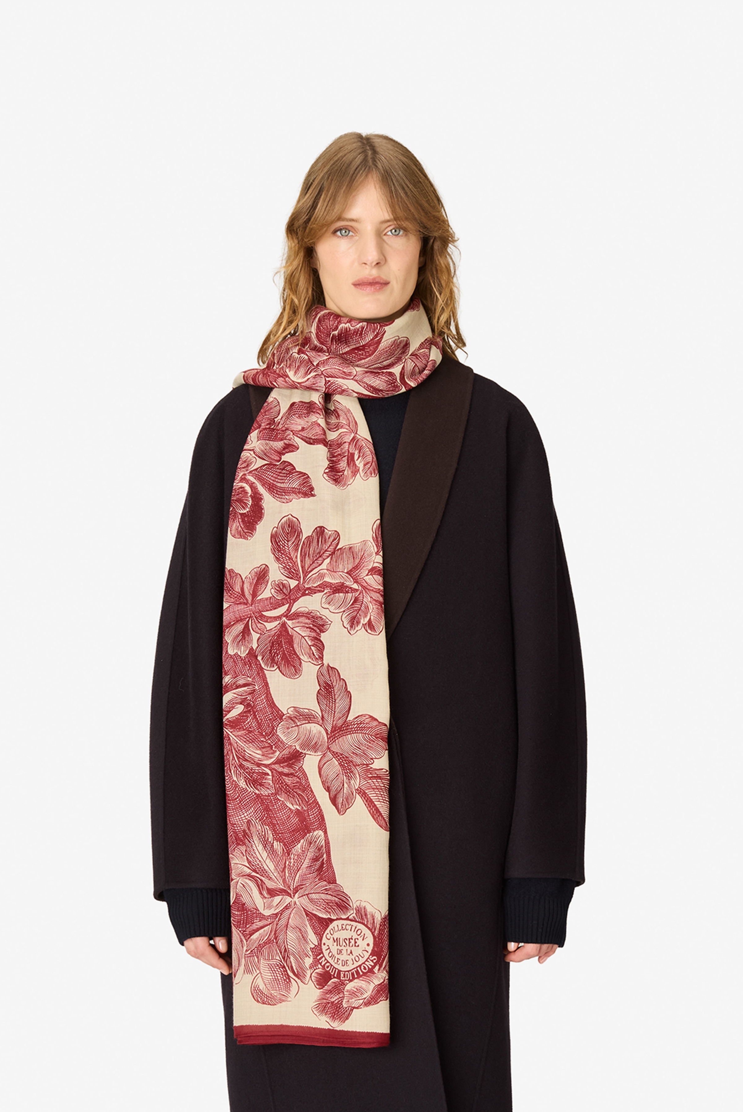 Scarf 100 - Arboris - Burgundy